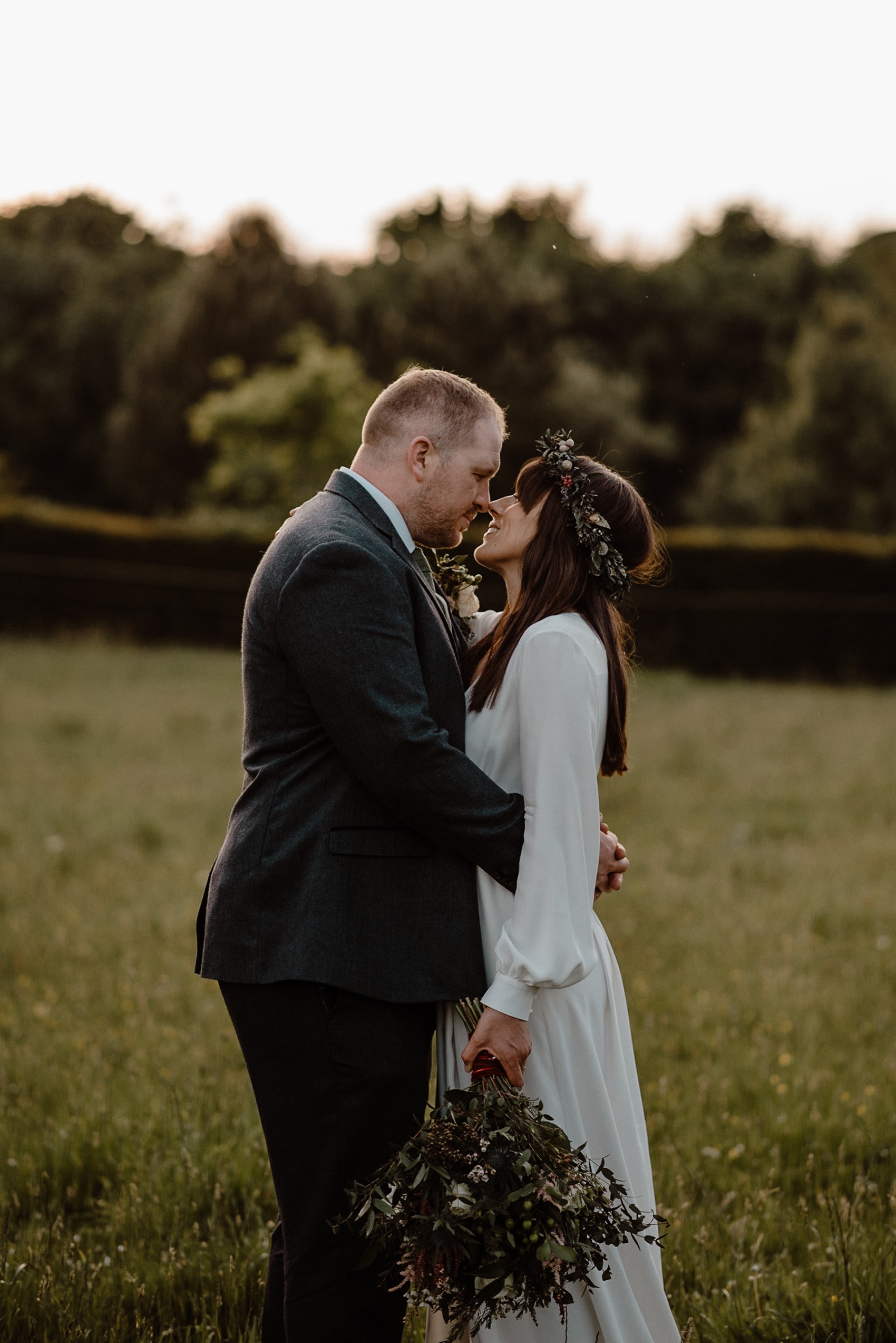 Alexandra Grecco bride Irish Forest Wedding  - A Bride in Alexandra Grecco, 1000 Papercranes and an Irish Forest Wedding