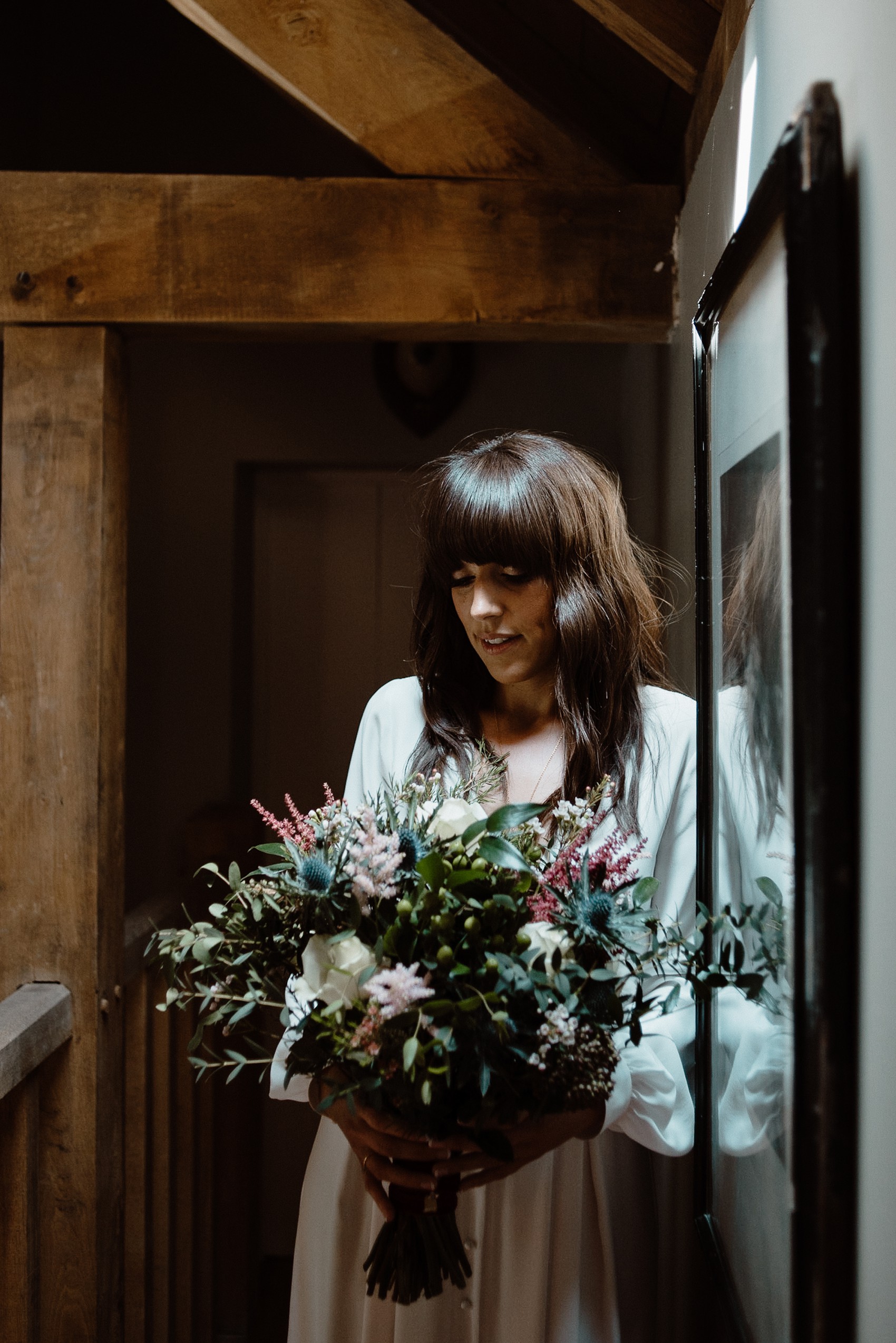 Alexandra Grecco bride Irish Forest Wedding  - A Bride in Alexandra Grecco, 1000 Papercranes and an Irish Forest Wedding