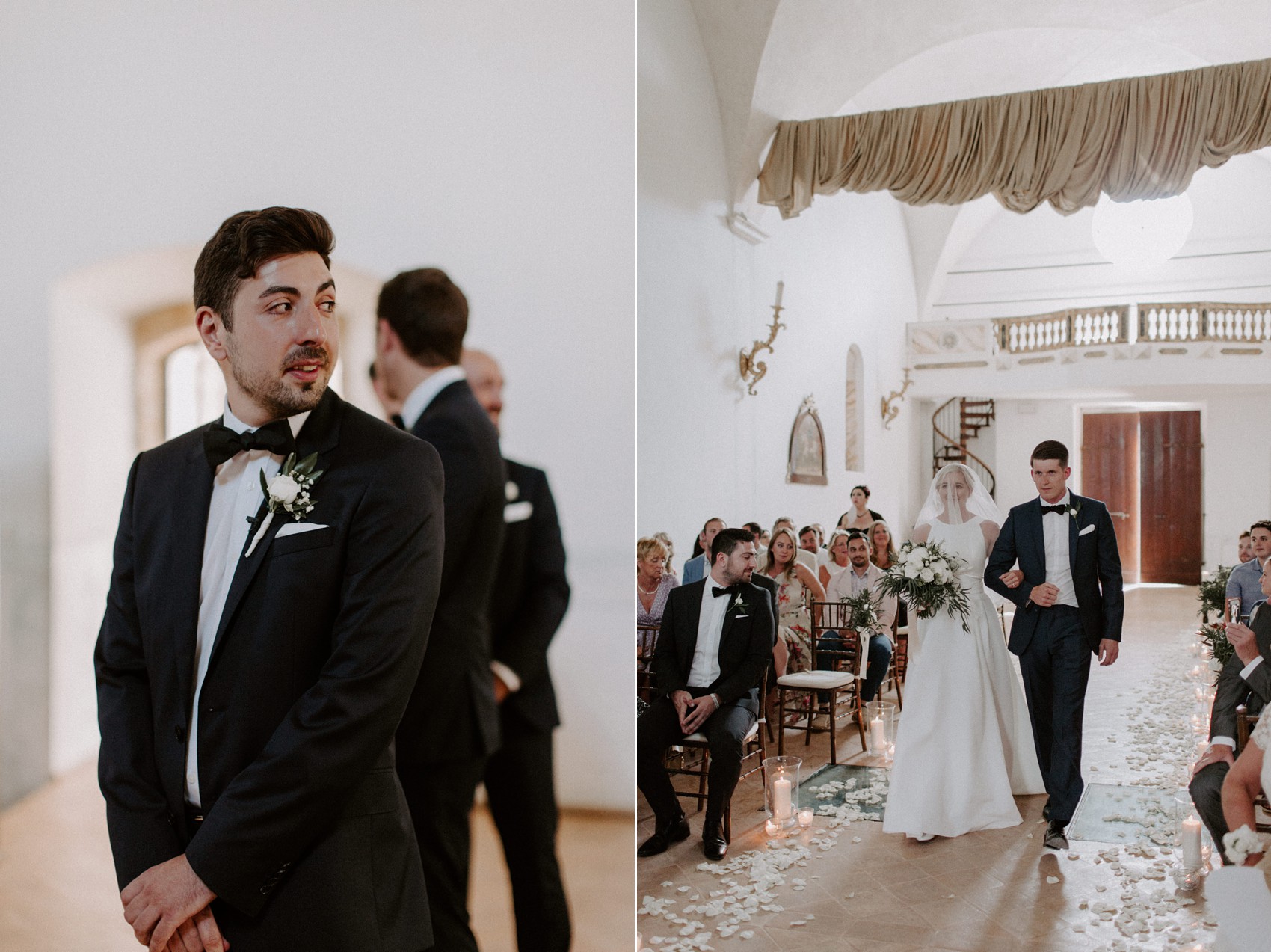 Jesus Peiro bride authentic Italian wedding 13 - Jesus Peiro Elegance for a Black Tie Italian Wedding In The Umbrian Hills Jesus Peiro bride authentic Italian wedding 13