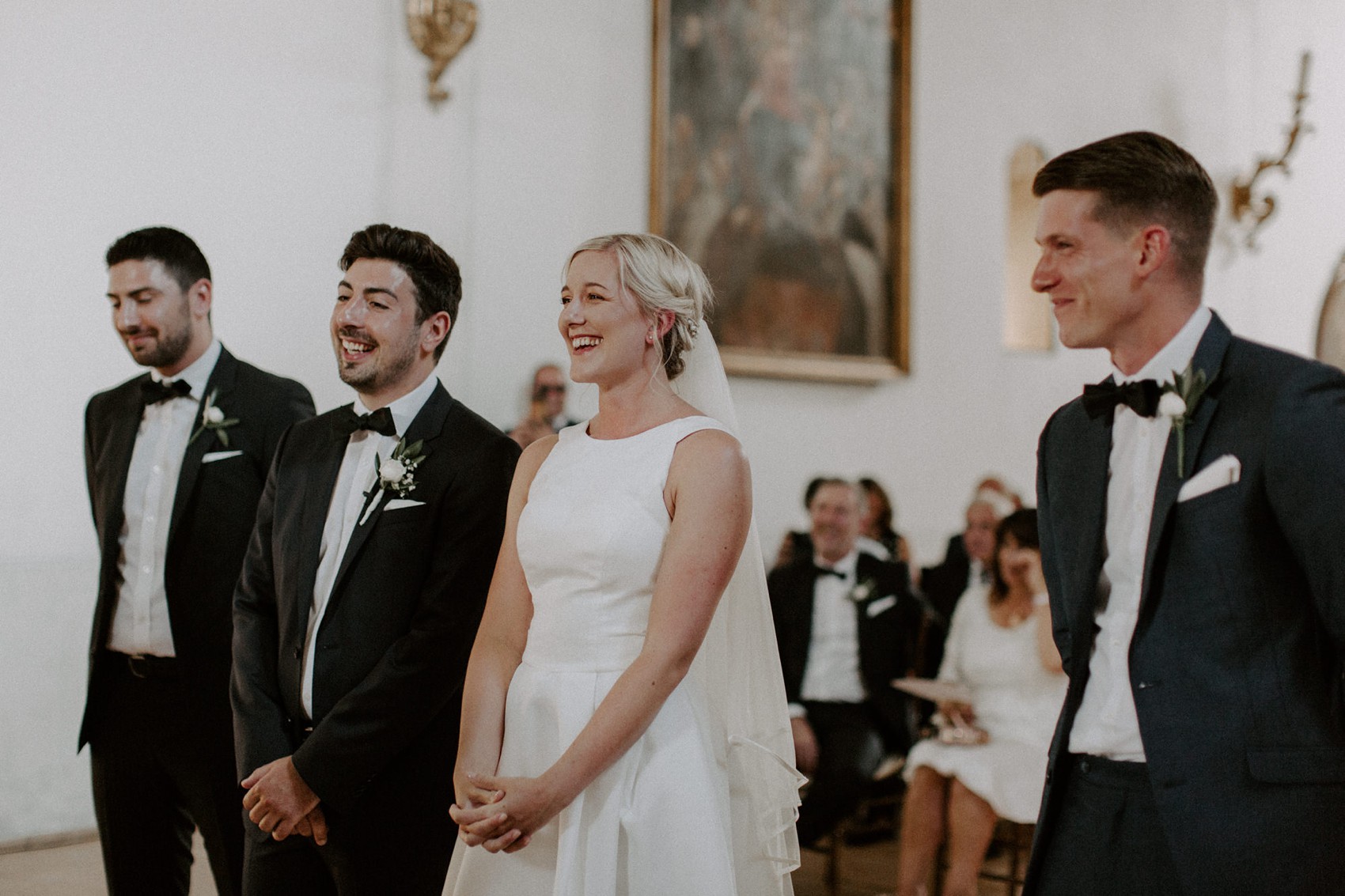 Jesus Peiro bride authentic Italian wedding 15 - Jesus Peiro Elegance for a Black Tie Italian Wedding In The Umbrian Hills Jesus Peiro bride authentic Italian wedding 15