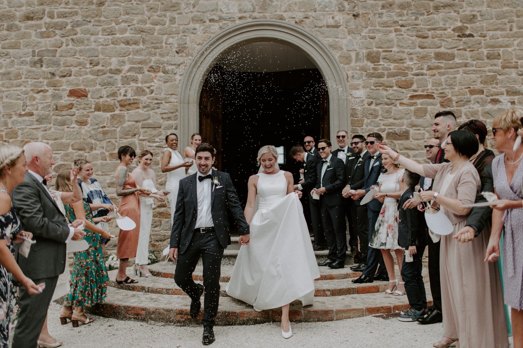 Jesus Peiro bride authentic Italian wedding 19 - Jesus Peiro Elegance for a Black Tie Italian Wedding In The Umbrian Hills Jesus Peiro bride authentic Italian wedding 19