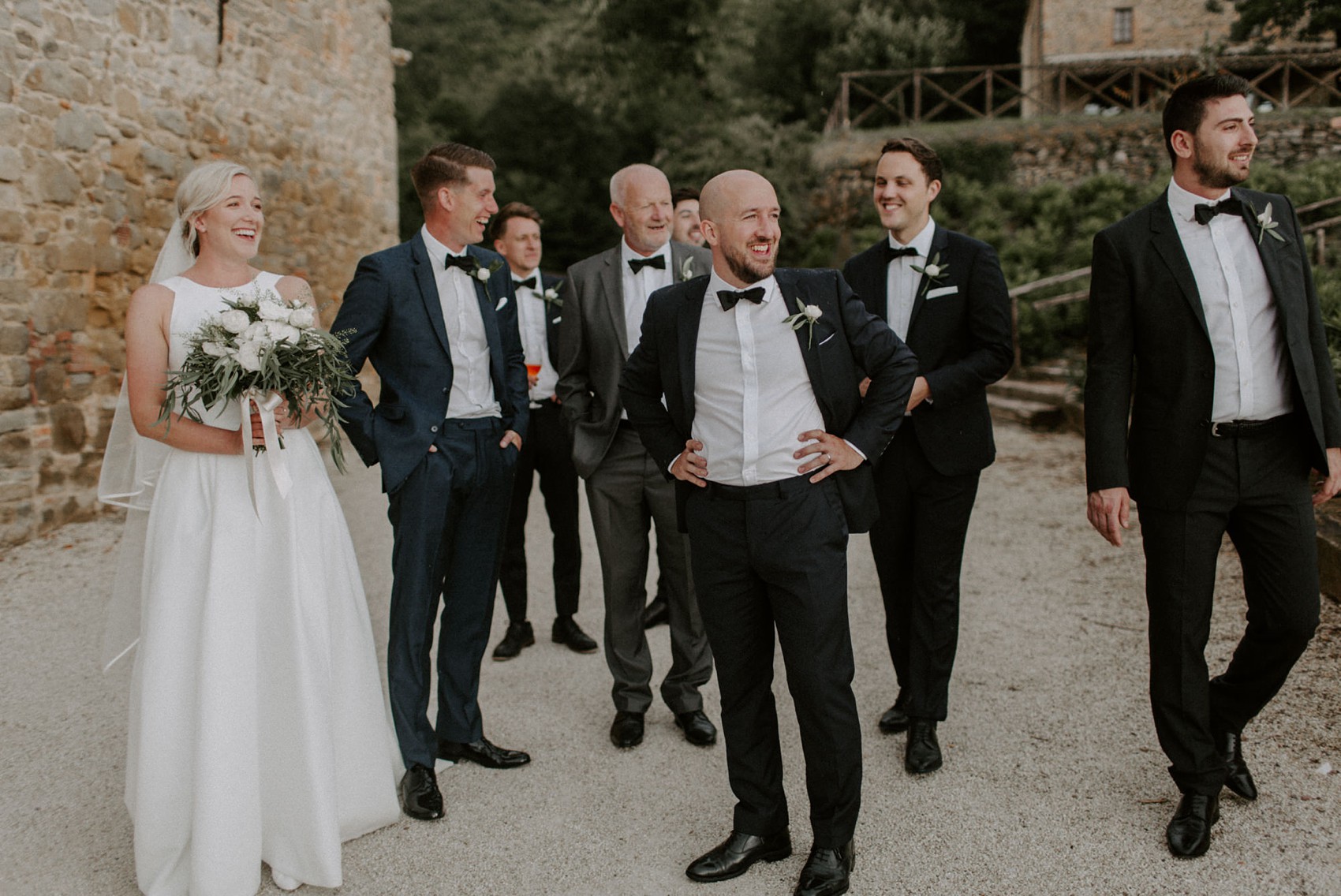 Jesus Peiro bride authentic Italian wedding 35 - Jesus Peiro Elegance for a Black Tie Italian Wedding In The Umbrian Hills Jesus Peiro bride authentic Italian wedding 35