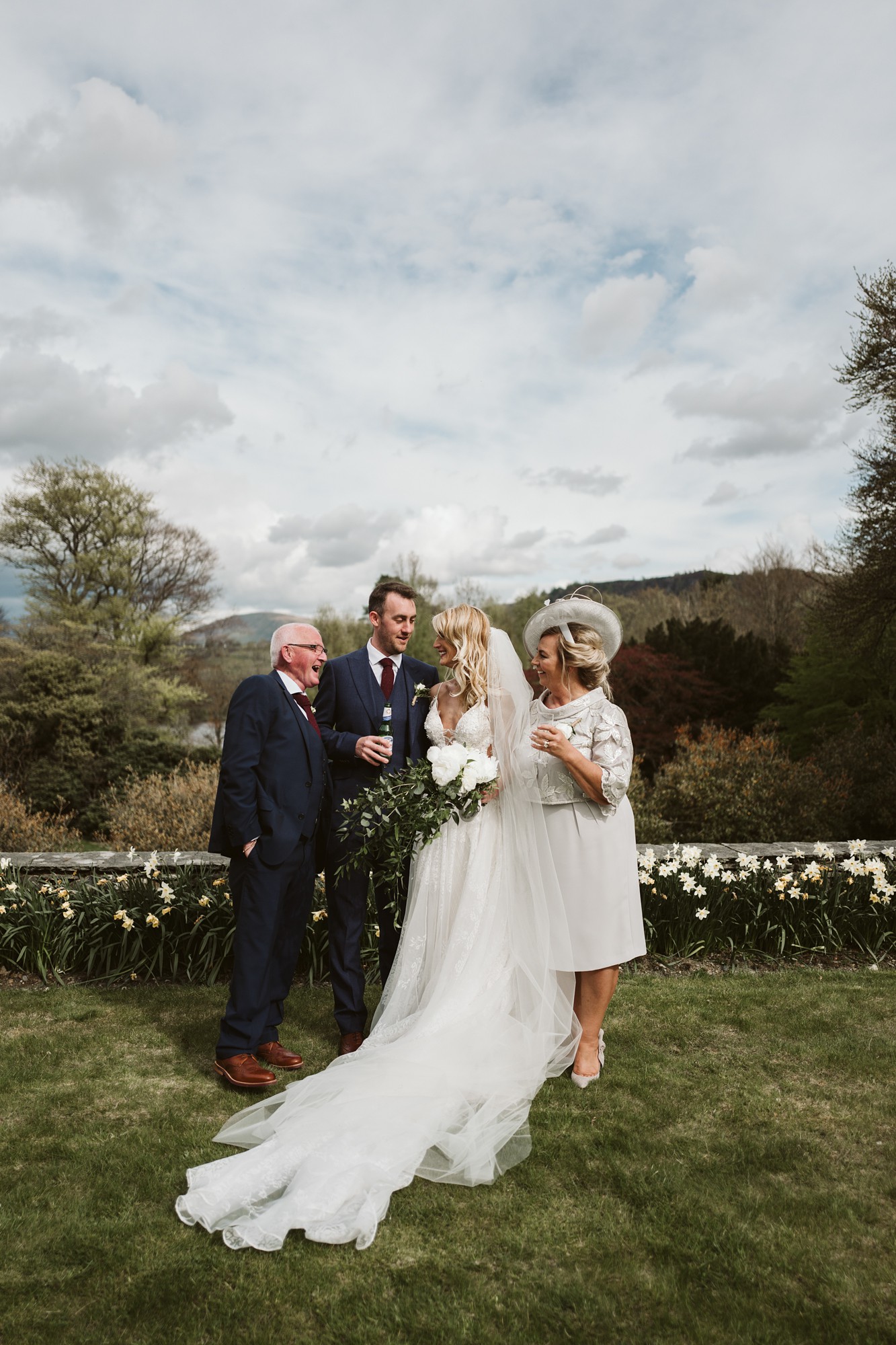 Riki Dalal bride Lake District tipi wedding  - A Riki Dalal Dress for a Nature Inspired Tipi Wedding in the Lake District