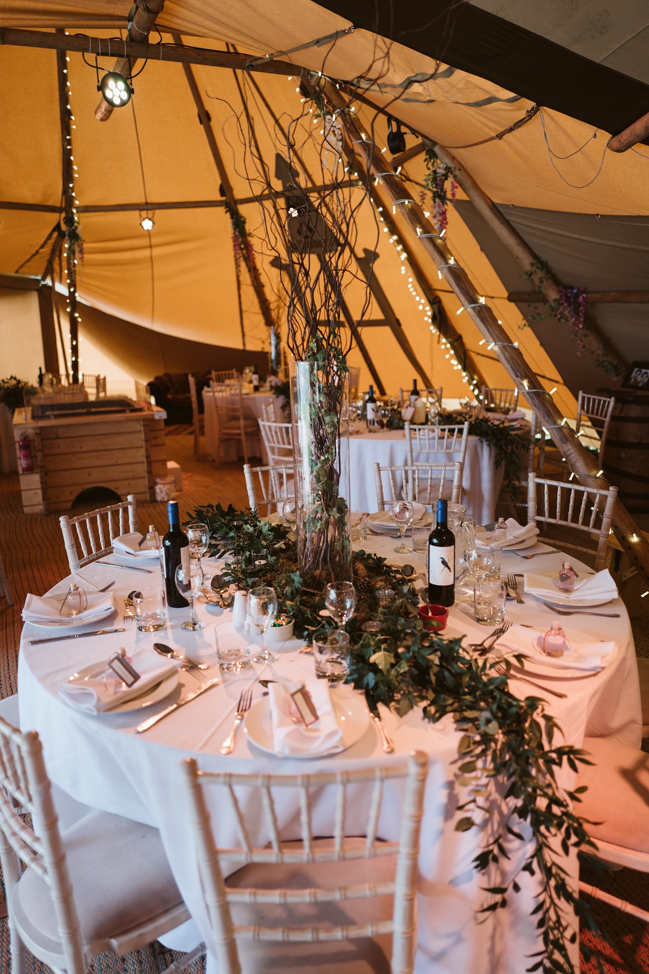 Riki Dalal bride Lake District tipi wedding 19