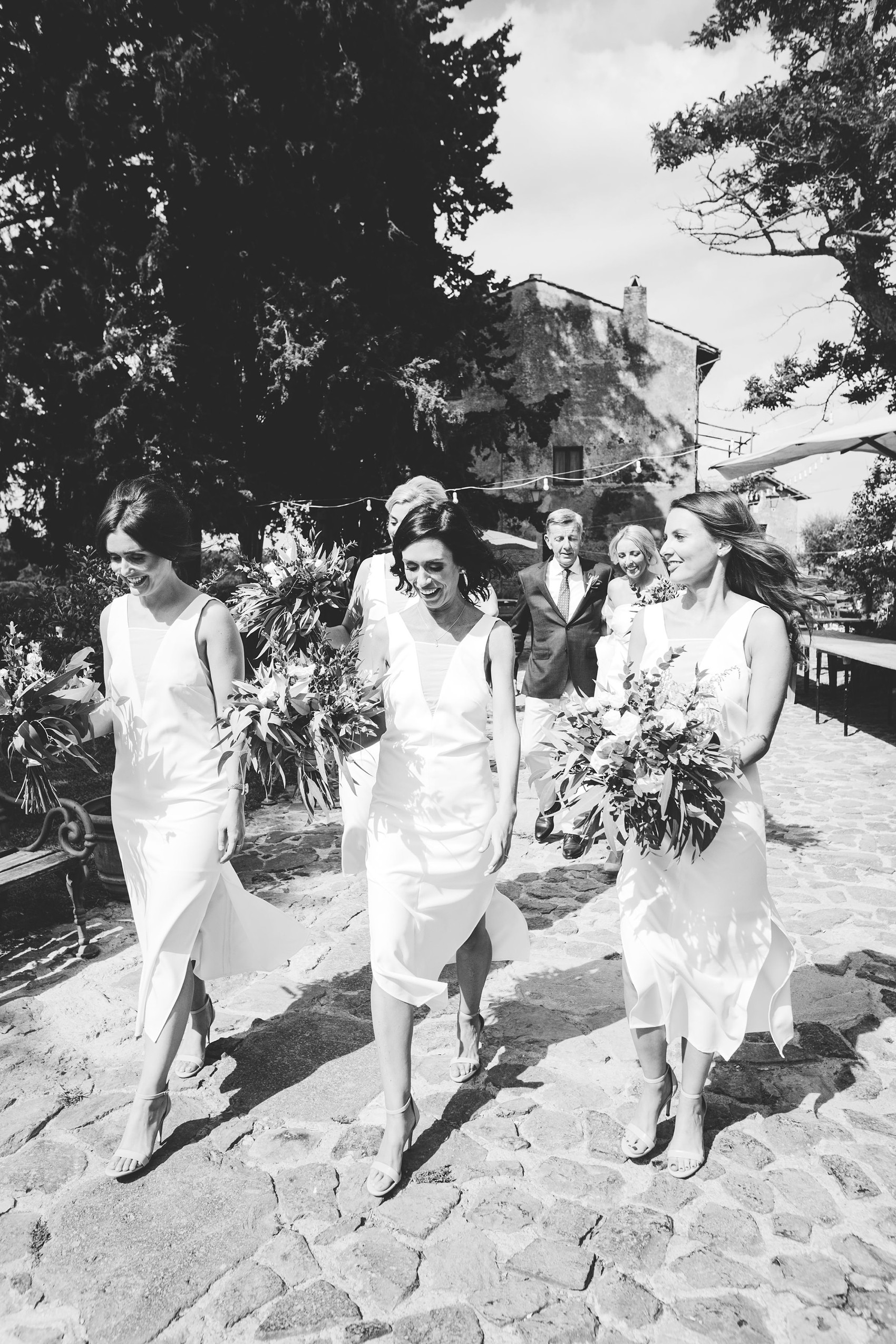 Sachin and Babi rustic wedding in Italy  - A Sachin & Babi Dress for a Foliage Filled, Modern + Romantic Wedding in Italy