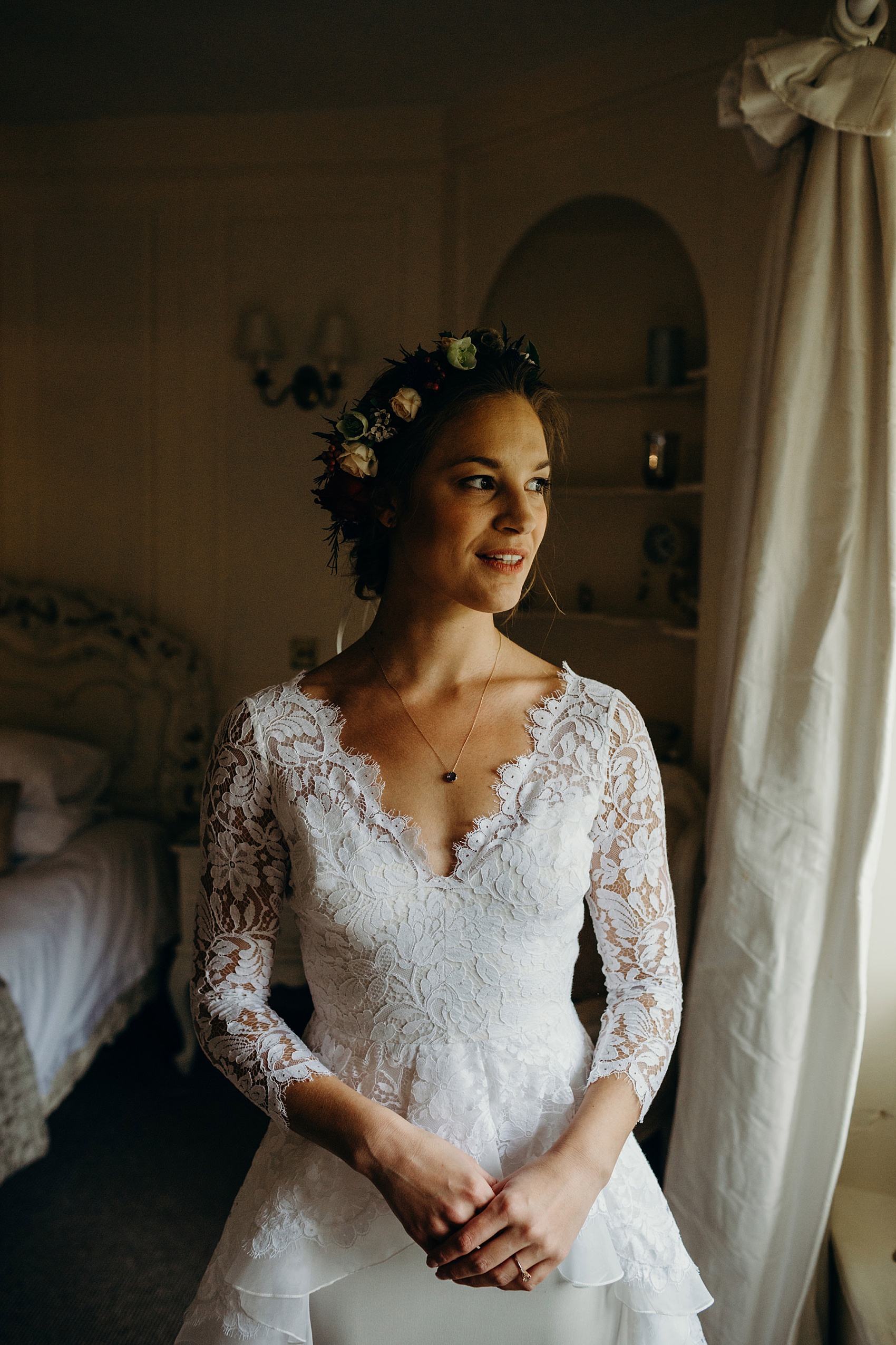 Temperley London bride Brympton House Somerset wedding  - A Temperley London Bride and her October Wedding at Brympton House in Somerset