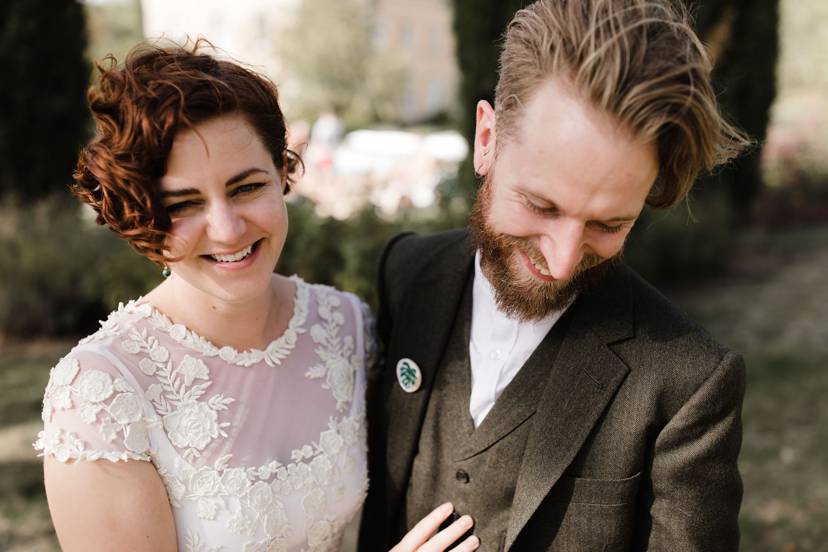 Temperley London bride French Chateau wedding  - A Temperley London Dress, Velvet, Tweed + Jewel Tones for a Joyful Chateau Wedding in South West France