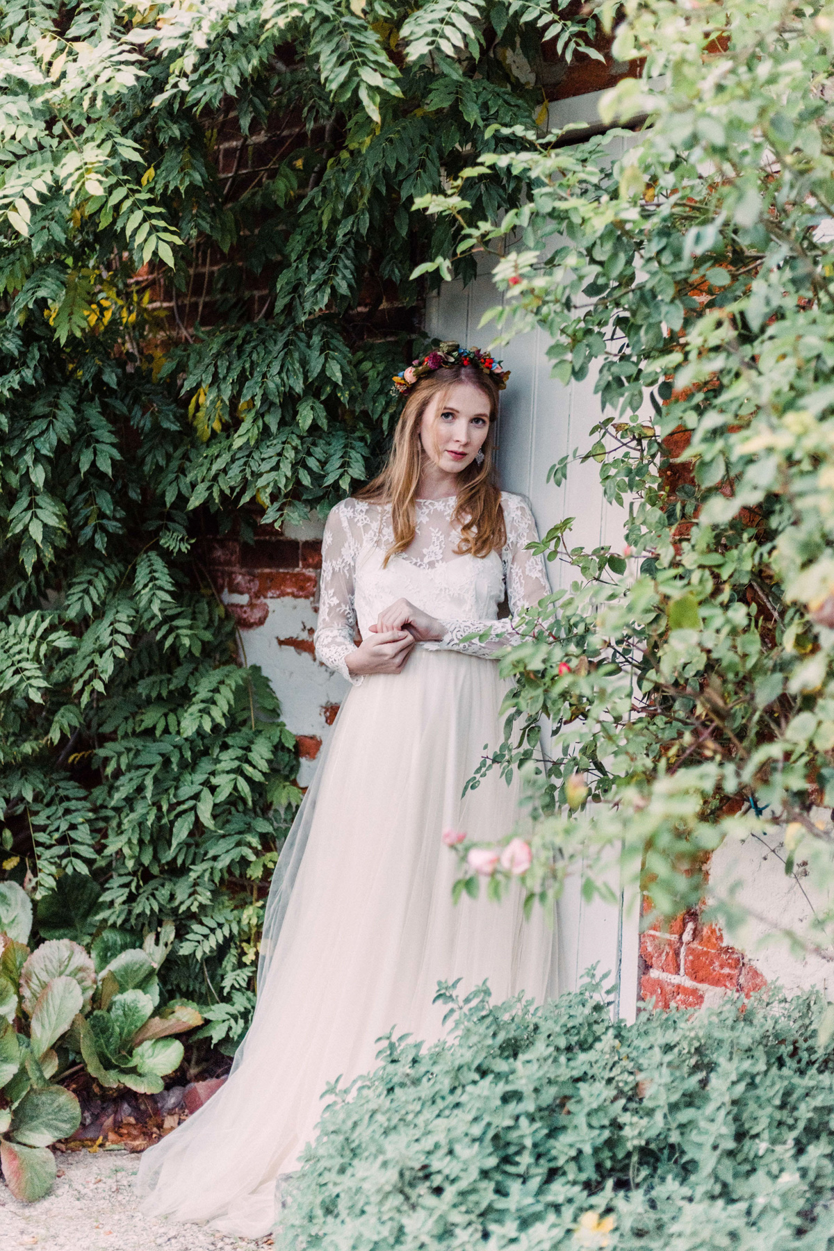 Walled garden Autumn wedding romance 40