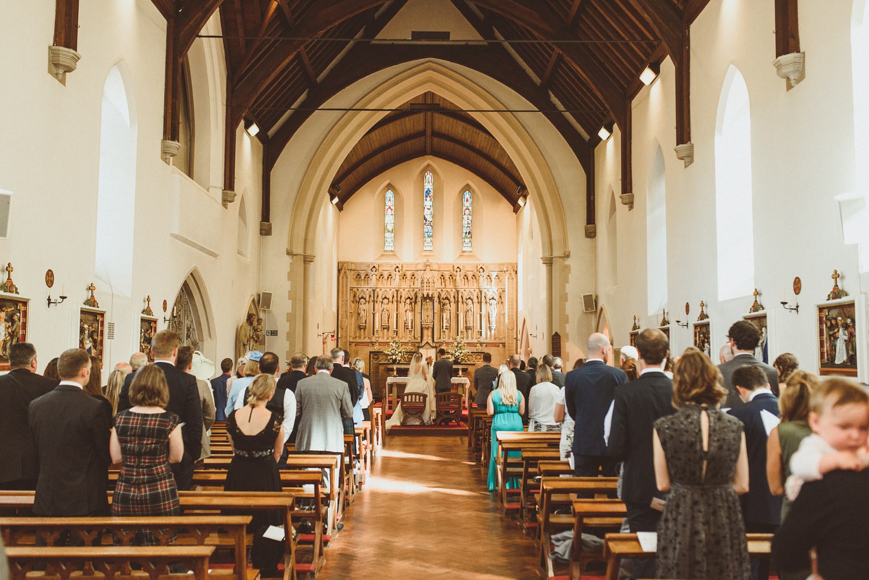 17 Rosa Clara bride Autumn Surrey wedding