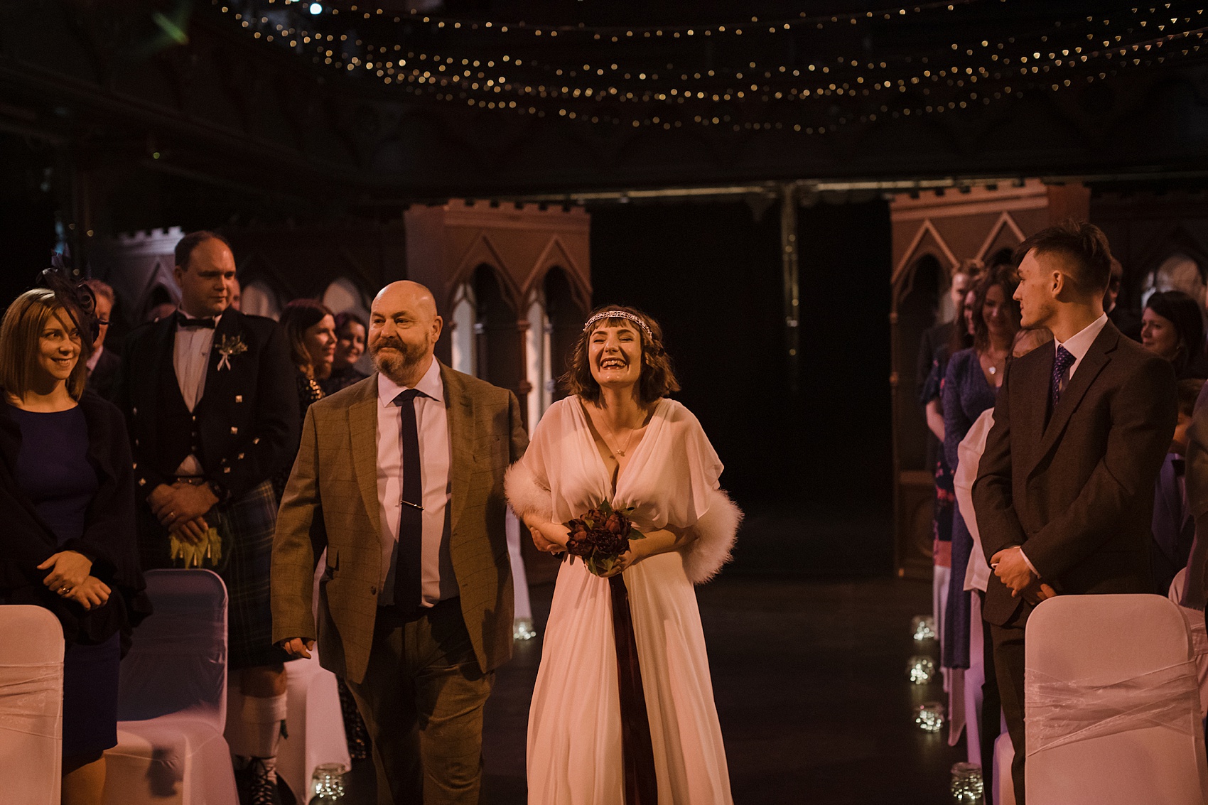 1920s bride Glasgow city wedding 10 - A 1920s Inspired Bride and her Fun and Informal Glasgow City Centre Wedding 1920s bride Glasgow city wedding 10