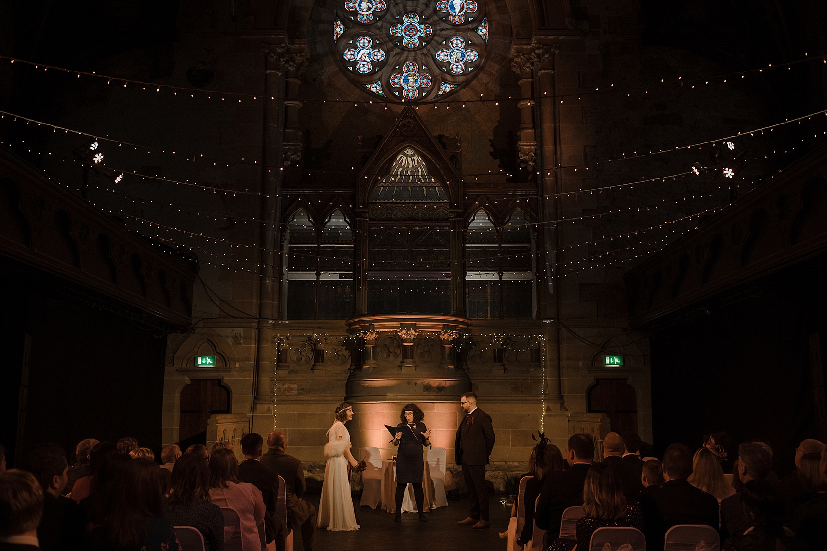 1920s bride Glasgow city wedding 12