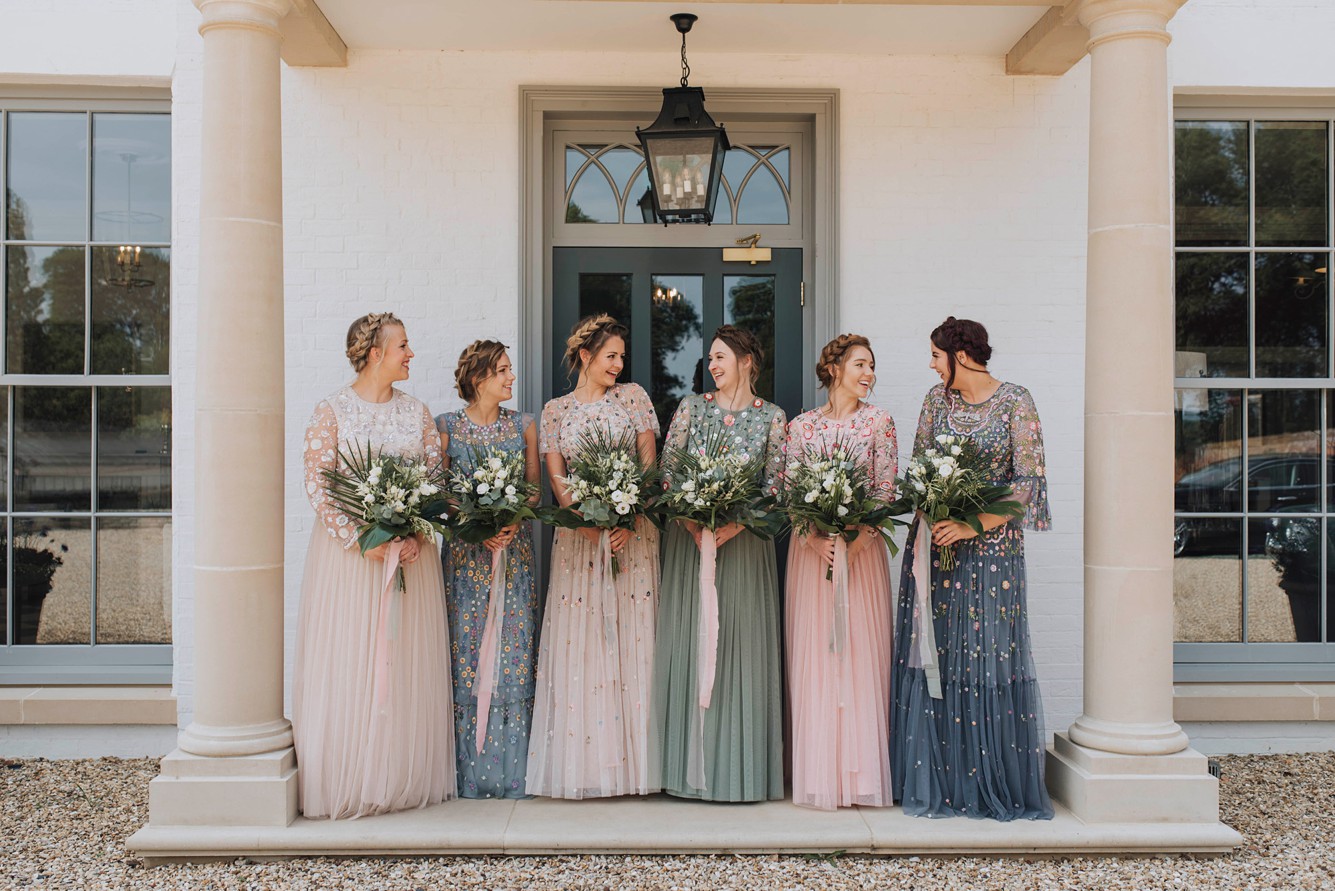 21 Stephanie Allin dress Boho Botanical Barn Wedding Norfolk - A Stephanie Allin Dress + Bridesmaids in Needle & Thread for a Botanical, Boho Barn Wedding in Norfolk 21 Stephanie Allin dress Boho Botanical Barn Wedding Norfolk