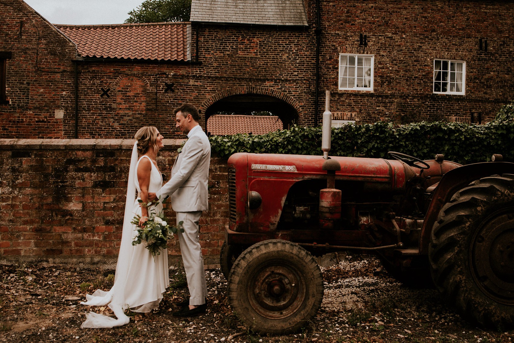 23 Alexandra Grecco dress fun rustic farm wedding