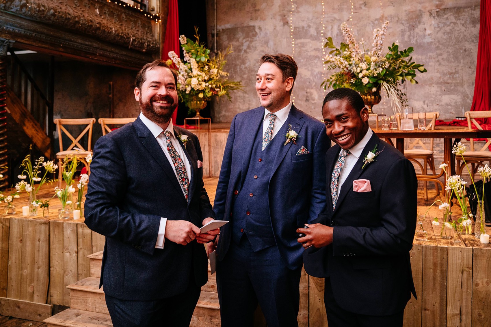  Wiltons Hall Wedding Bo Luca bride - A Bo & Luca Bride in a Floral Crown for a Beautiful, Blended Family Wedding at Wilton's Music Hall