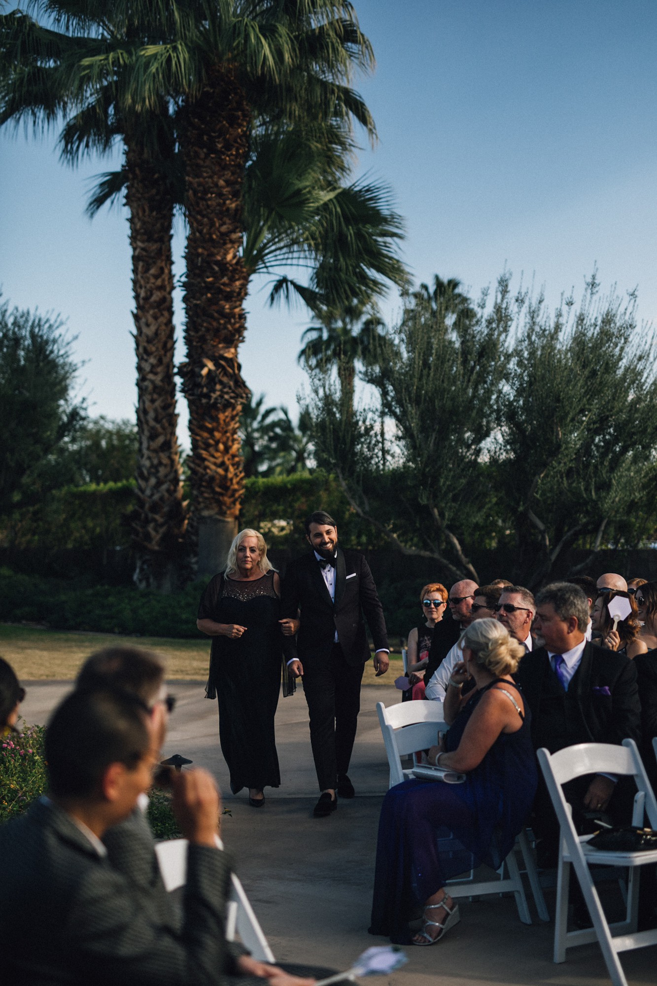 24 Palm Springs Wedding Frank Sinatra Estate Jenny Packham dress