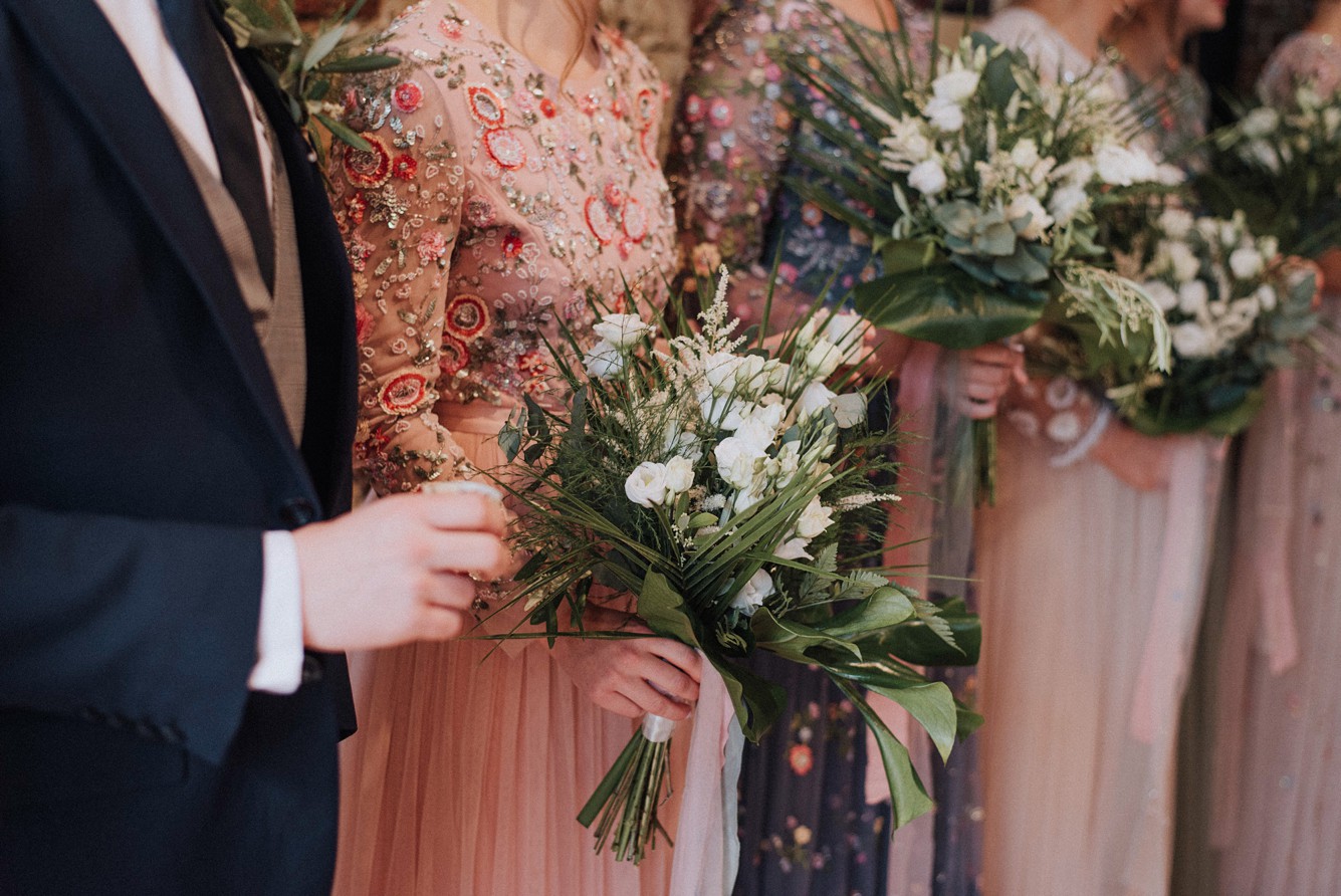 30 Stephanie Allin dress Boho Botanical Barn Wedding Norfolk - A Stephanie Allin Dress + Bridesmaids in Needle & Thread for a Botanical, Boho Barn Wedding in Norfolk 30 Stephanie Allin dress Boho Botanical Barn Wedding Norfolk