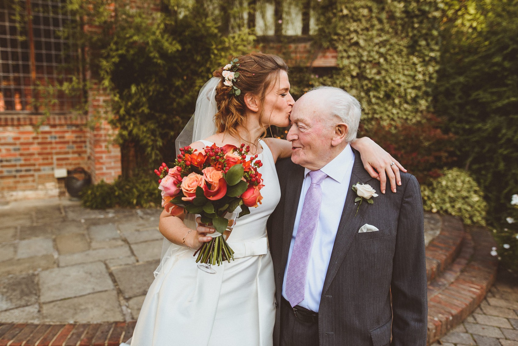 33 Rosa Clara bride Autumn Surrey wedding