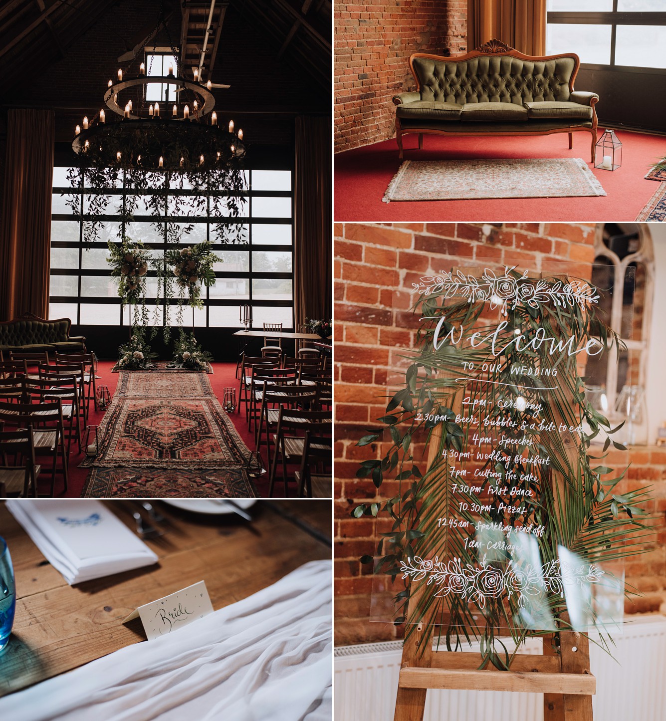 4 Stephanie Allin dress Boho Botanical Barn Wedding Norfolk - A Stephanie Allin Dress + Bridesmaids in Needle & Thread for a Botanical, Boho Barn Wedding in Norfolk 4 Stephanie Allin dress Boho Botanical Barn Wedding Norfolk