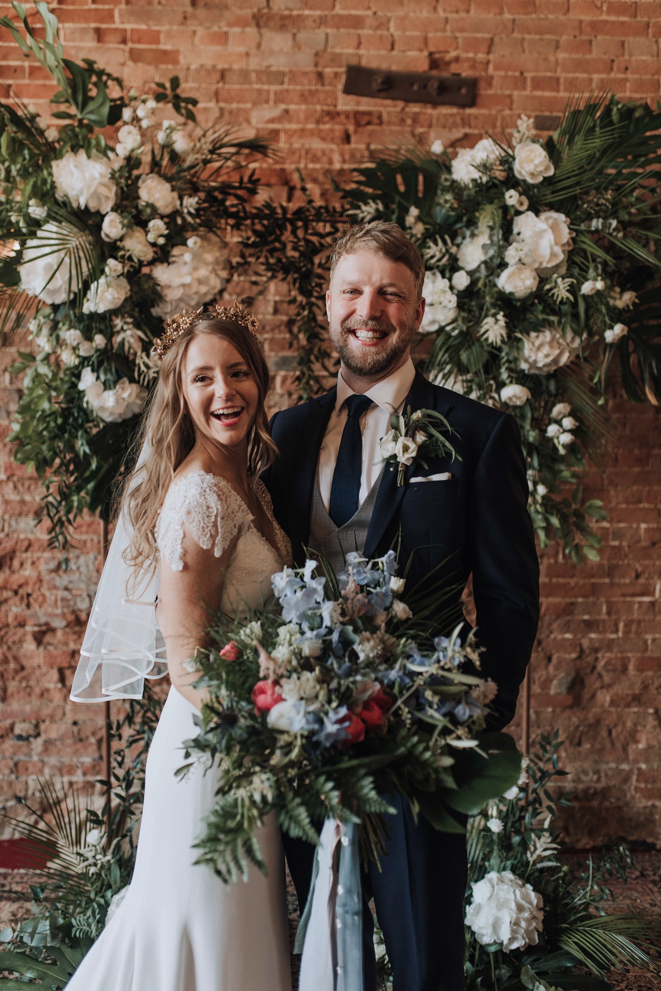 44 Stephanie Allin dress Boho Botanical Barn Wedding Norfolk - A Stephanie Allin Dress + Bridesmaids in Needle & Thread for a Botanical, Boho Barn Wedding in Norfolk 44 Stephanie Allin dress Boho Botanical Barn Wedding Norfolk
