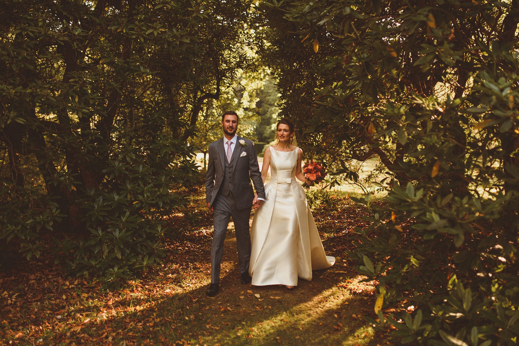 45 Rosa Clara bride Autumn Surrey wedding