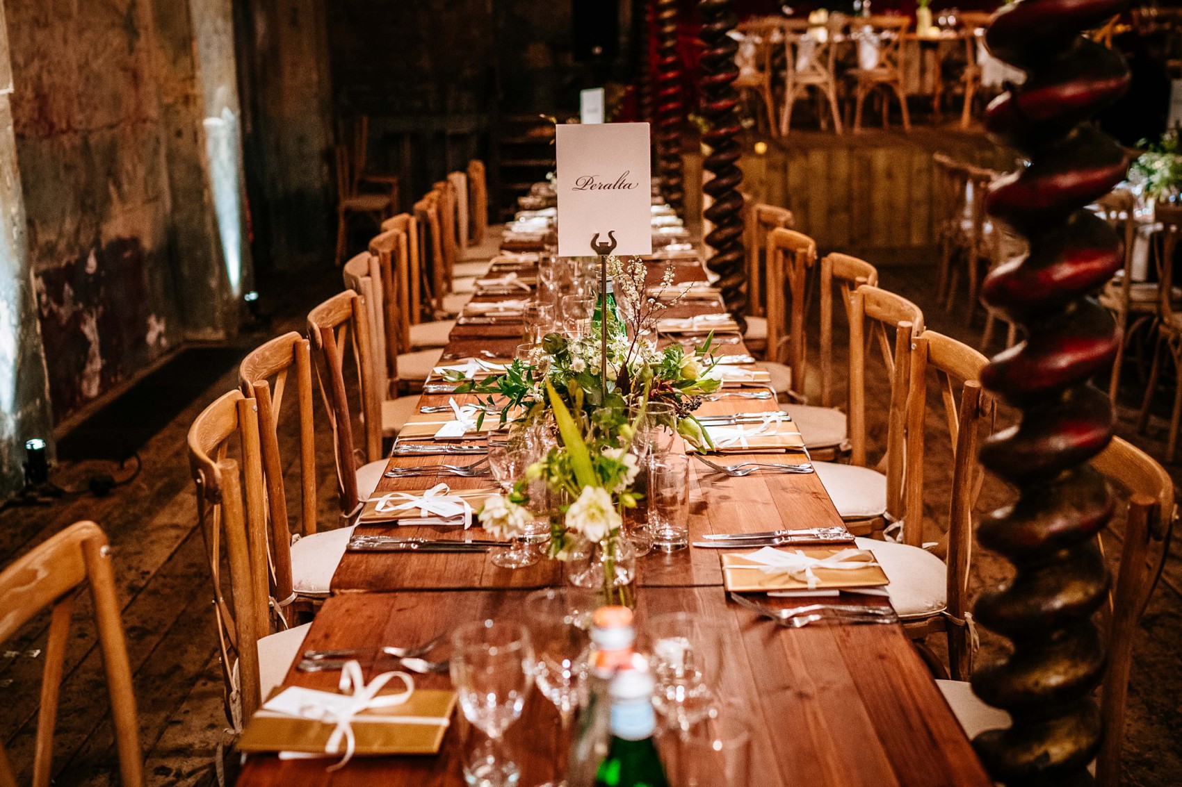  Wiltons Hall Wedding Bo Luca bride - A Bo & Luca Bride in a Floral Crown for a Beautiful, Blended Family Wedding at Wilton's Music Hall