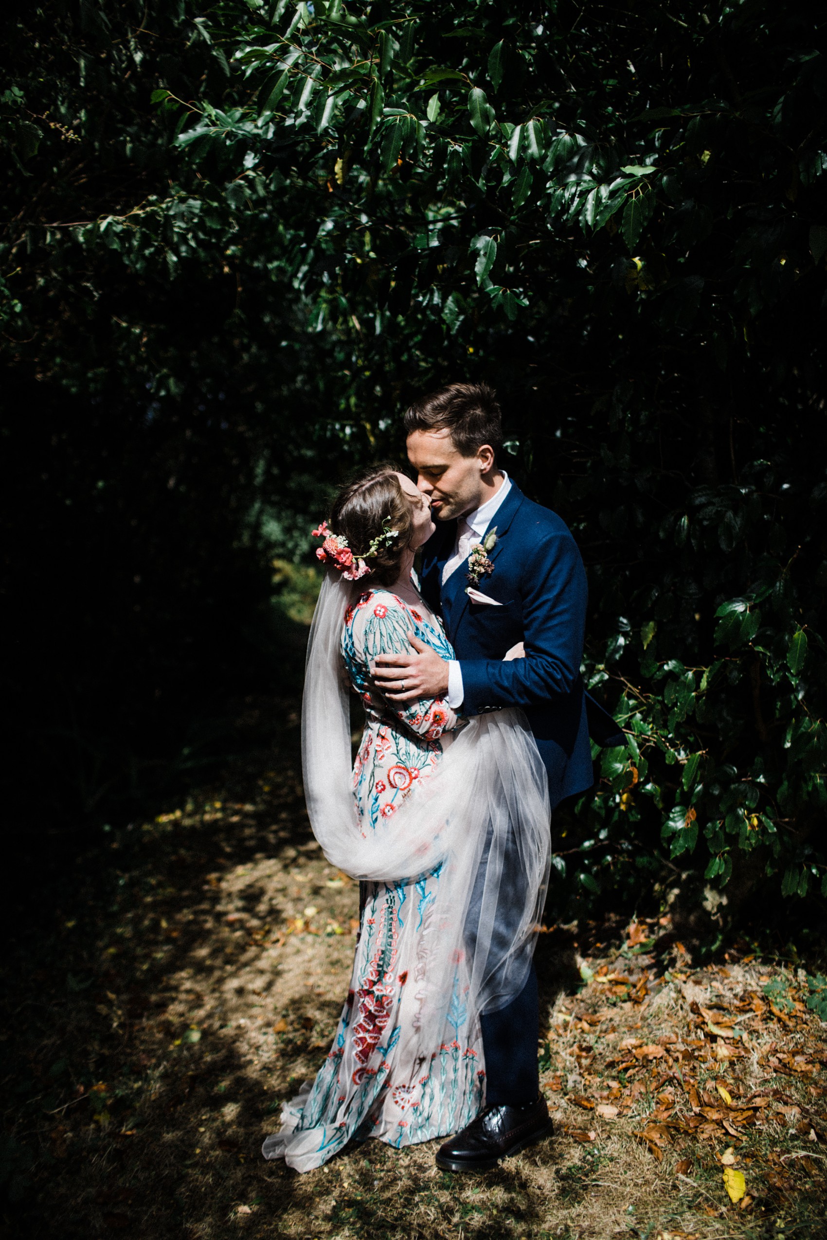 47 Floral Temperley dress garden wedding at home