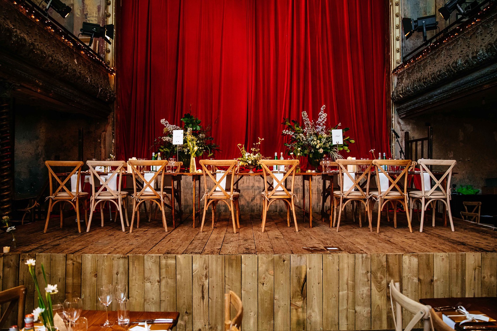  Wiltons Hall Wedding Bo Luca bride - A Bo & Luca Bride in a Floral Crown for a Beautiful, Blended Family Wedding at Wilton's Music Hall