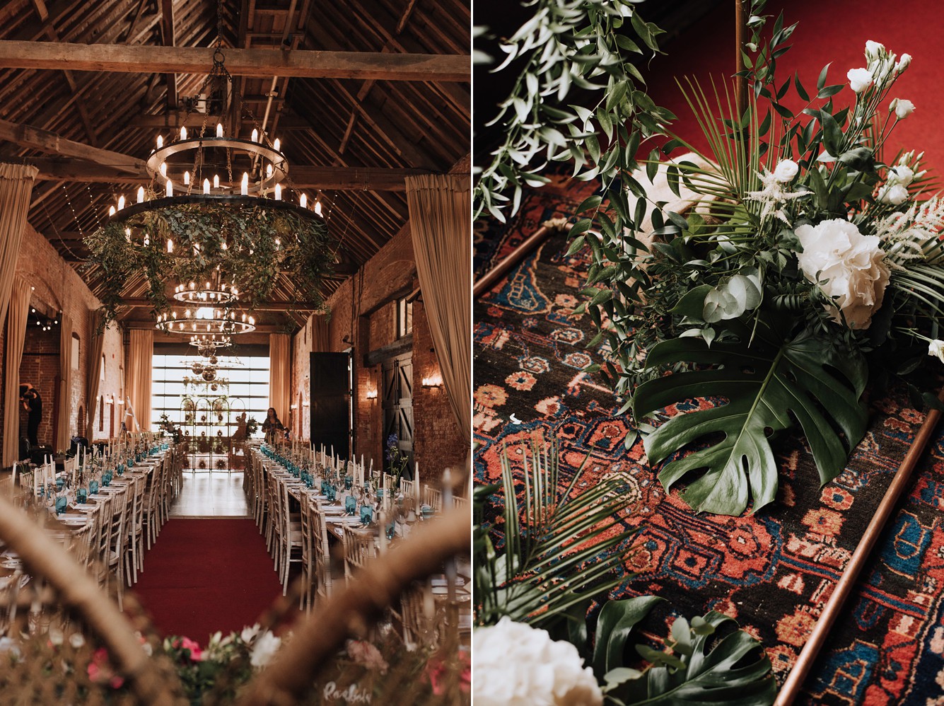 5 Stephanie Allin dress Boho Botanical Barn Wedding Norfolk