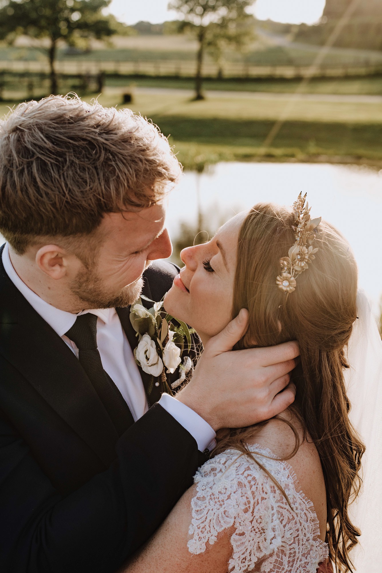 53 Stephanie Allin dress Boho Botanical Barn Wedding Norfolk - A Stephanie Allin Dress + Bridesmaids in Needle & Thread for a Botanical, Boho Barn Wedding in Norfolk 53 Stephanie Allin dress Boho Botanical Barn Wedding Norfolk