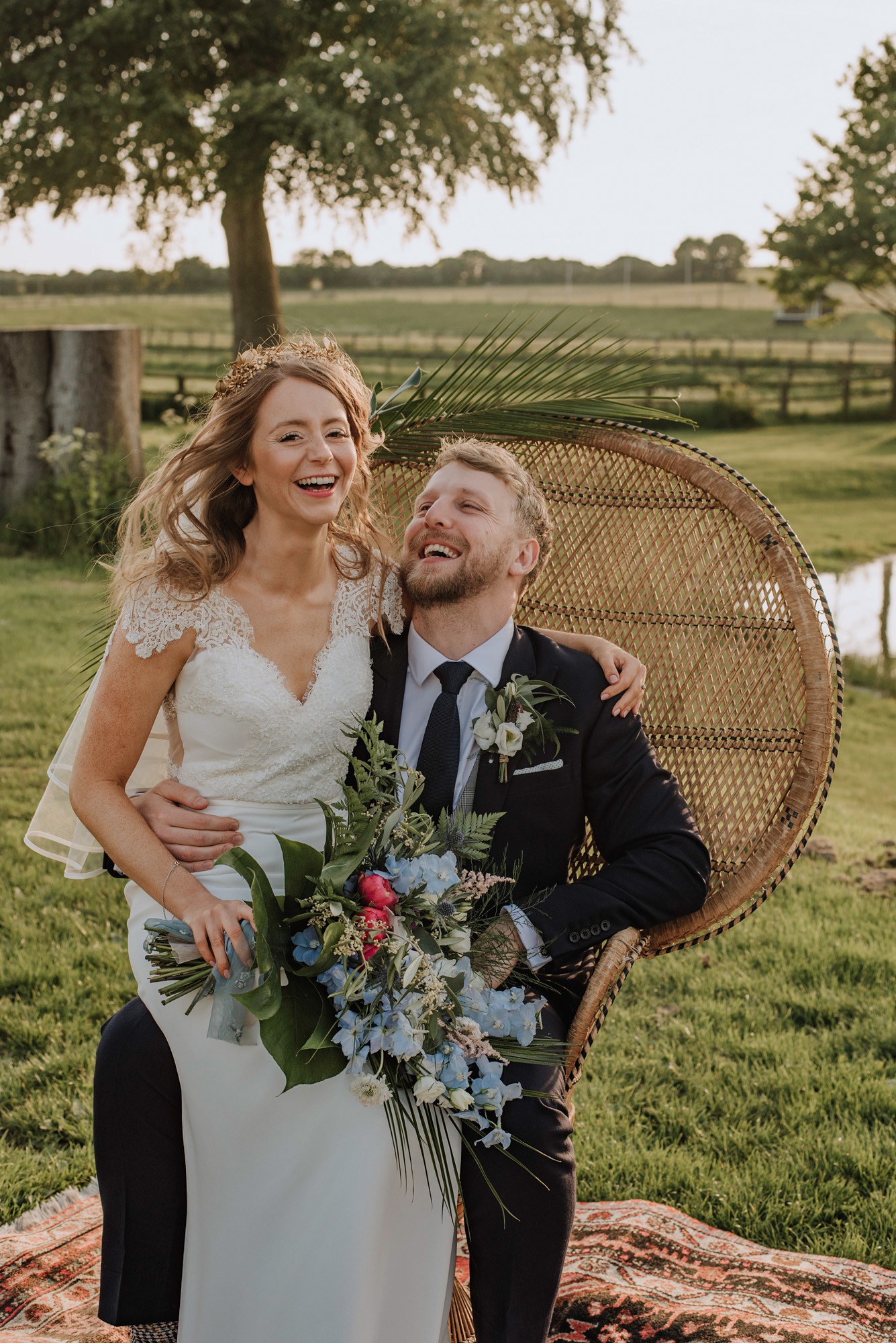55 Stephanie Allin dress Boho Botanical Barn Wedding Norfolk - A Stephanie Allin Dress + Bridesmaids in Needle & Thread for a Botanical, Boho Barn Wedding in Norfolk 55 Stephanie Allin dress Boho Botanical Barn Wedding Norfolk