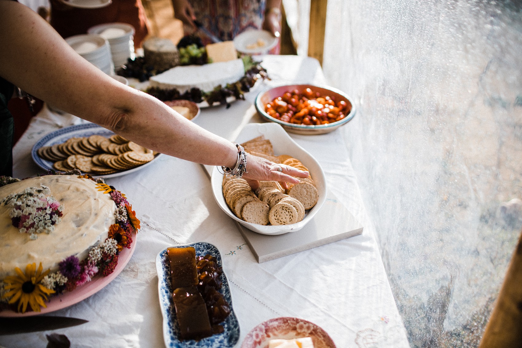 A Floral Temperley Dress for a Handmade + DIY Garden Party Wedding at ...