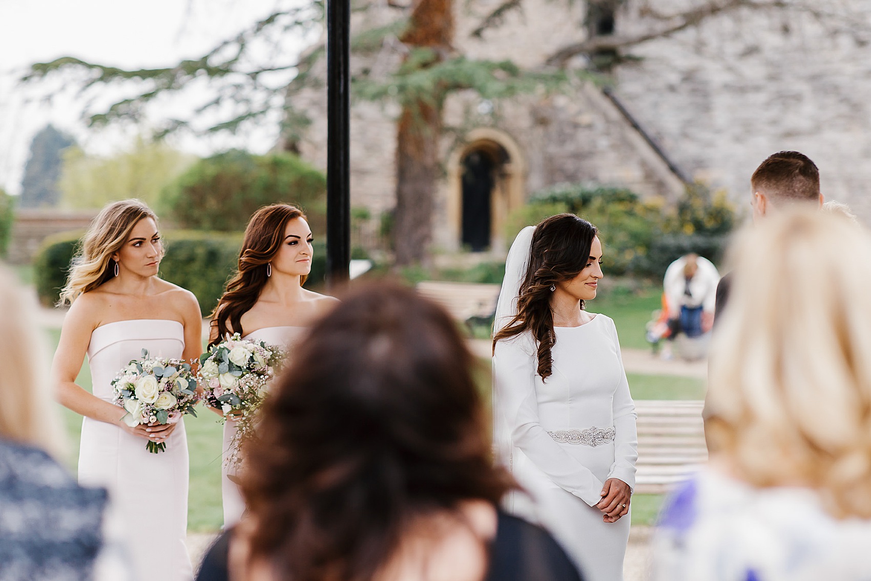 Black tie stylish castle wedding 10 - Black Tie + Blush For A Glamorous Wedding in a Historic Castle Setting Black tie stylish castle wedding 10