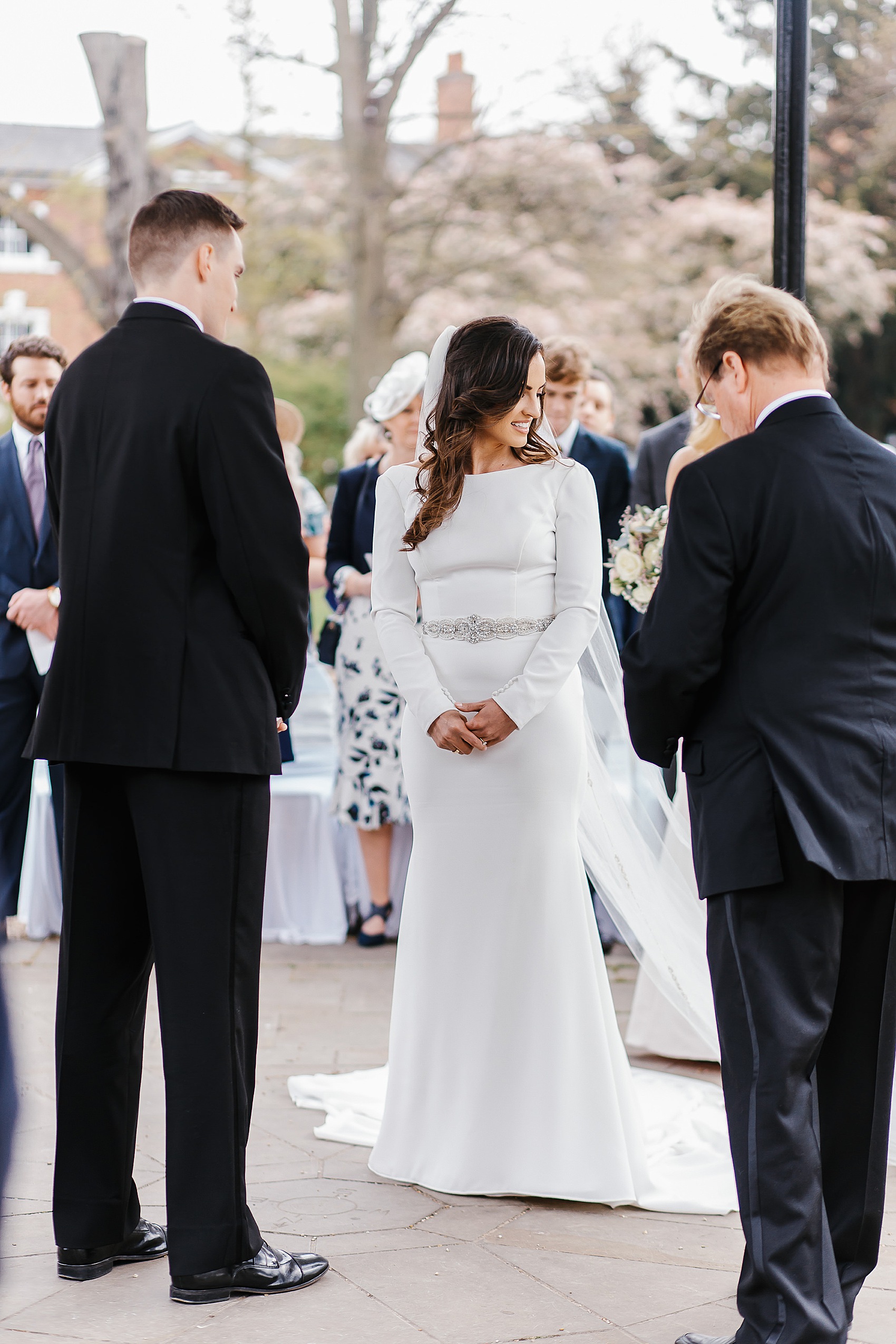 Black tie stylish castle wedding 14 - Black Tie + Blush For A Glamorous Wedding in a Historic Castle Setting Black tie stylish castle wedding 14