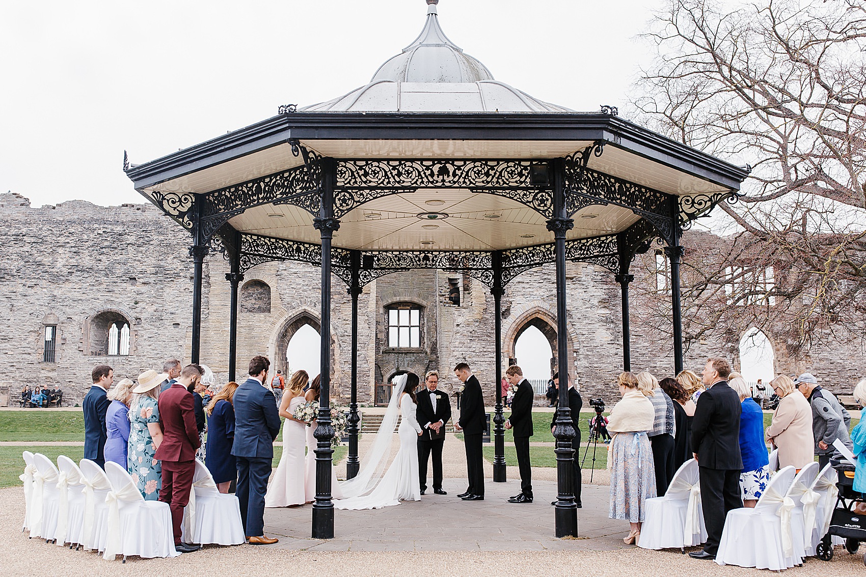 Black tie stylish castle wedding 8 - Black Tie + Blush For A Glamorous Wedding in a Historic Castle Setting Black tie stylish castle wedding 8