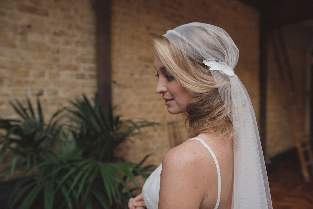 Blossom and Bluebird wedding veils