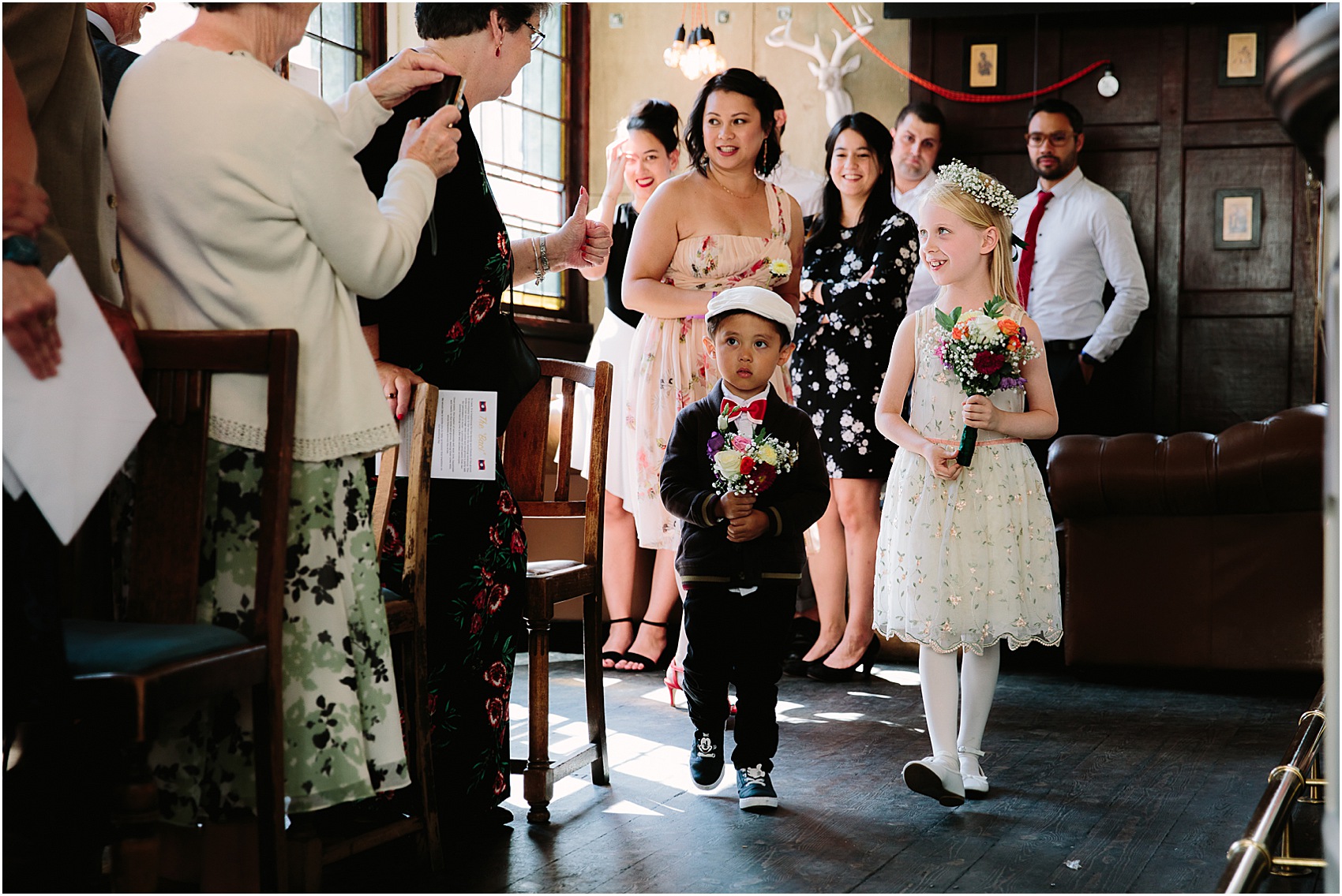 Colourful Multicultural London pub wedding 14 - A Tinder Couple & Their Colourful, Modern + Multicultural London Pub Wedding Colourful Multicultural London pub wedding 14