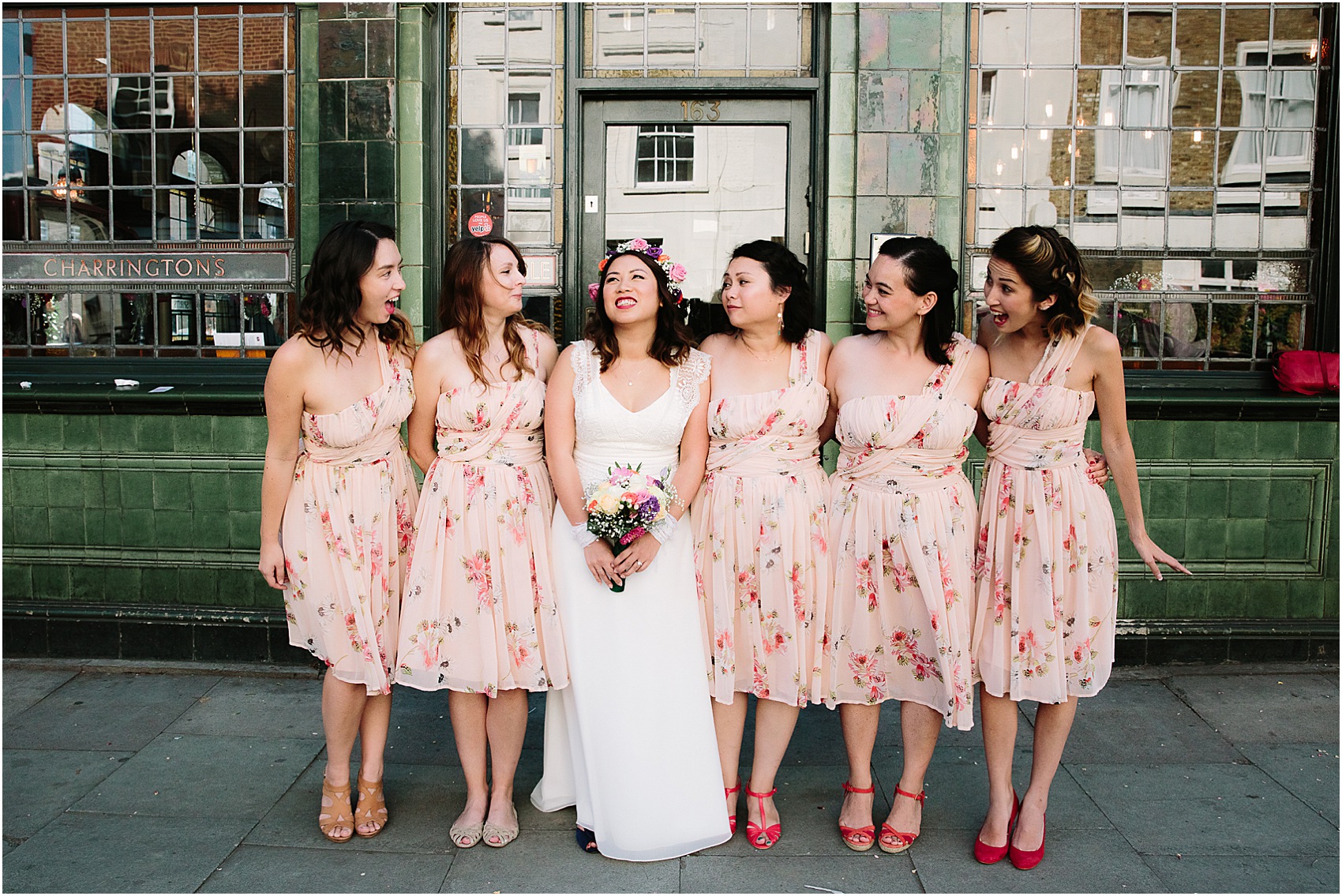 Colourful Multicultural London pub wedding 27 - A Tinder Couple & Their Colourful, Modern + Multicultural London Pub Wedding Colourful Multicultural London pub wedding 27