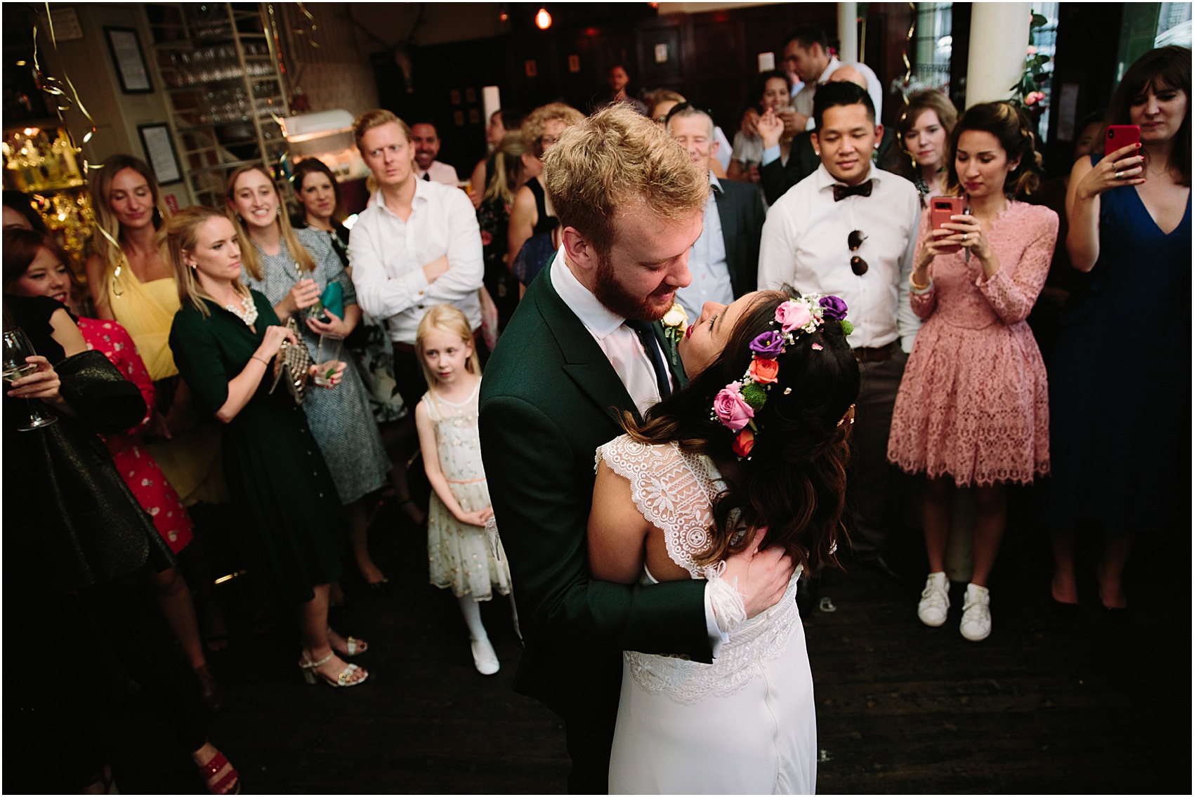 Colourful Multicultural London pub wedding 36 - A Tinder Couple & Their Colourful, Modern + Multicultural London Pub Wedding Colourful Multicultural London pub wedding 36