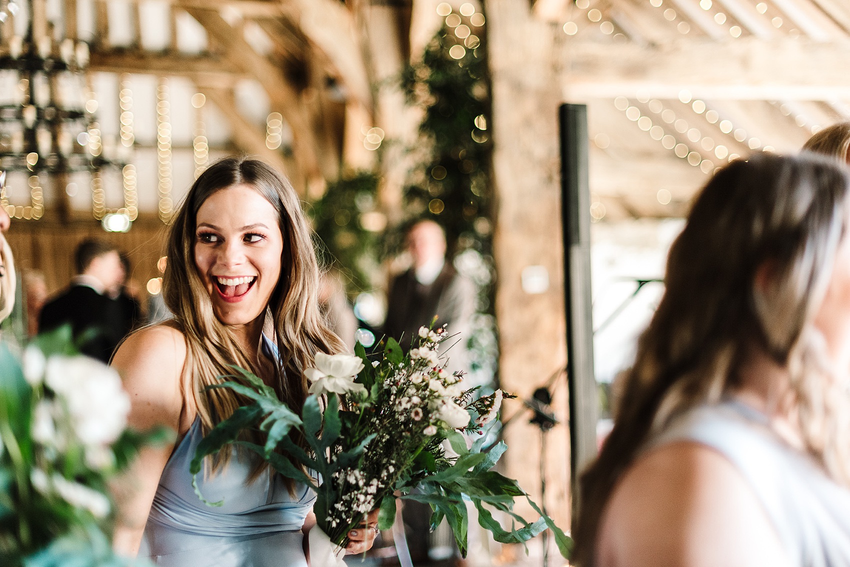 Justin Alexander bride winter barn wedding  - Justin Alexander Modern Bridal Elegance for a Lovely Winter Barn Wedding In Yorkshire