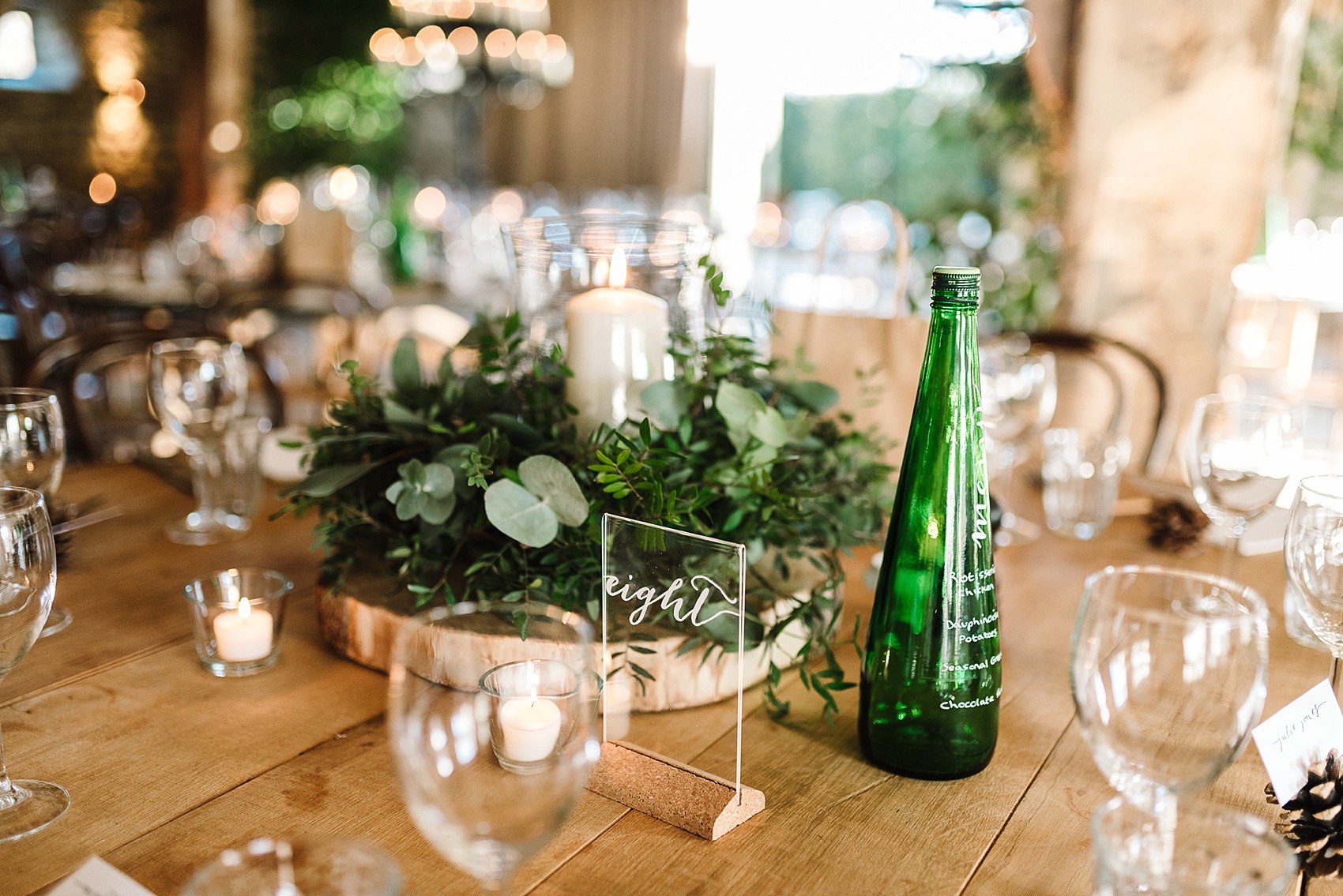 Justin Alexander bride winter barn wedding 33