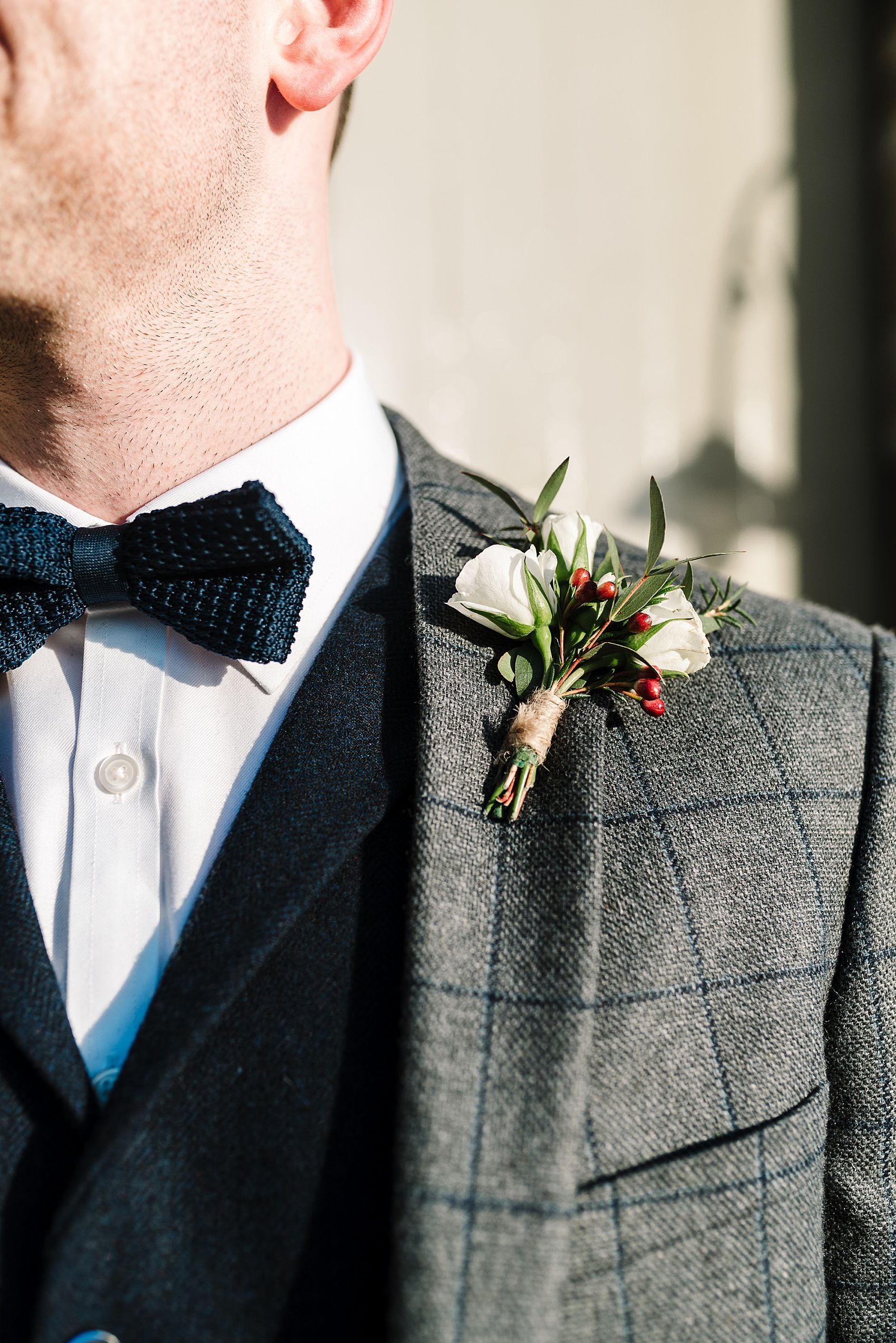 Justin Alexander bride winter barn wedding 37