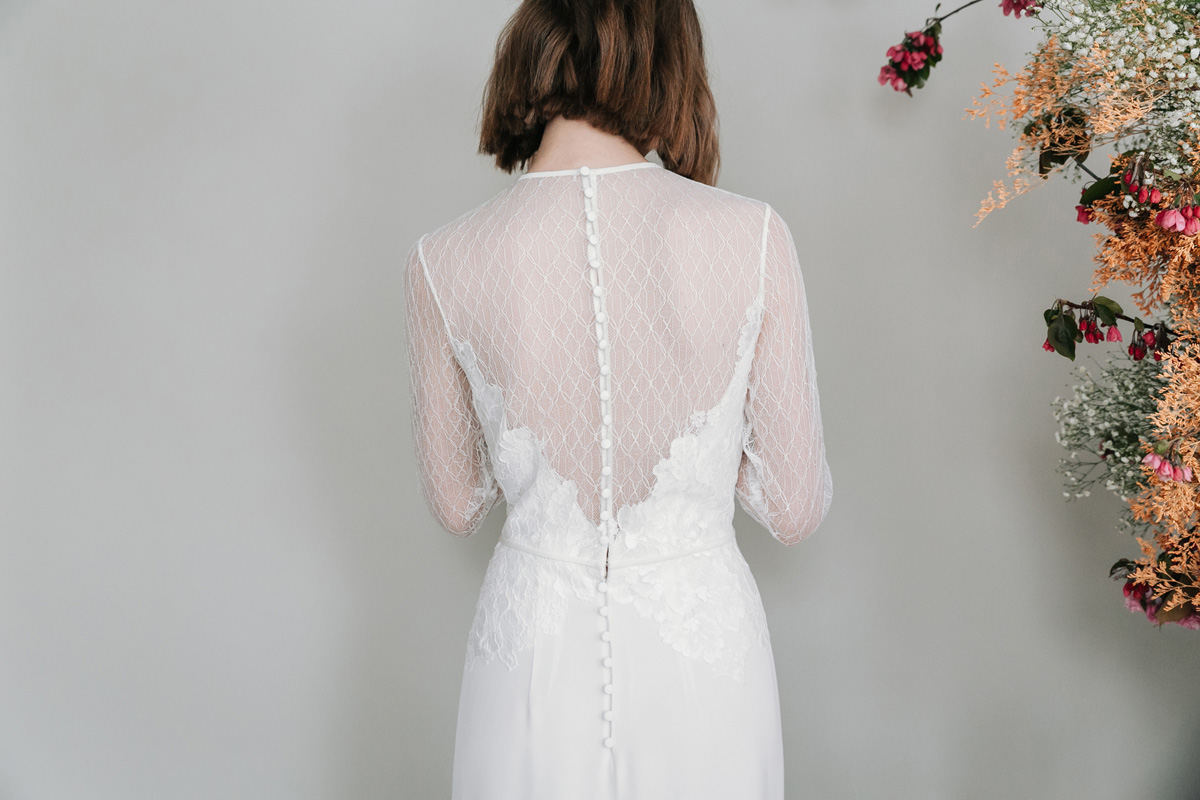 Kate Beaumont  HR  Geranium - Kate Beaumont, Sheffield + Yorkshire Independent Wedding Dress Designer: Effortless Modern Bridal Elegance