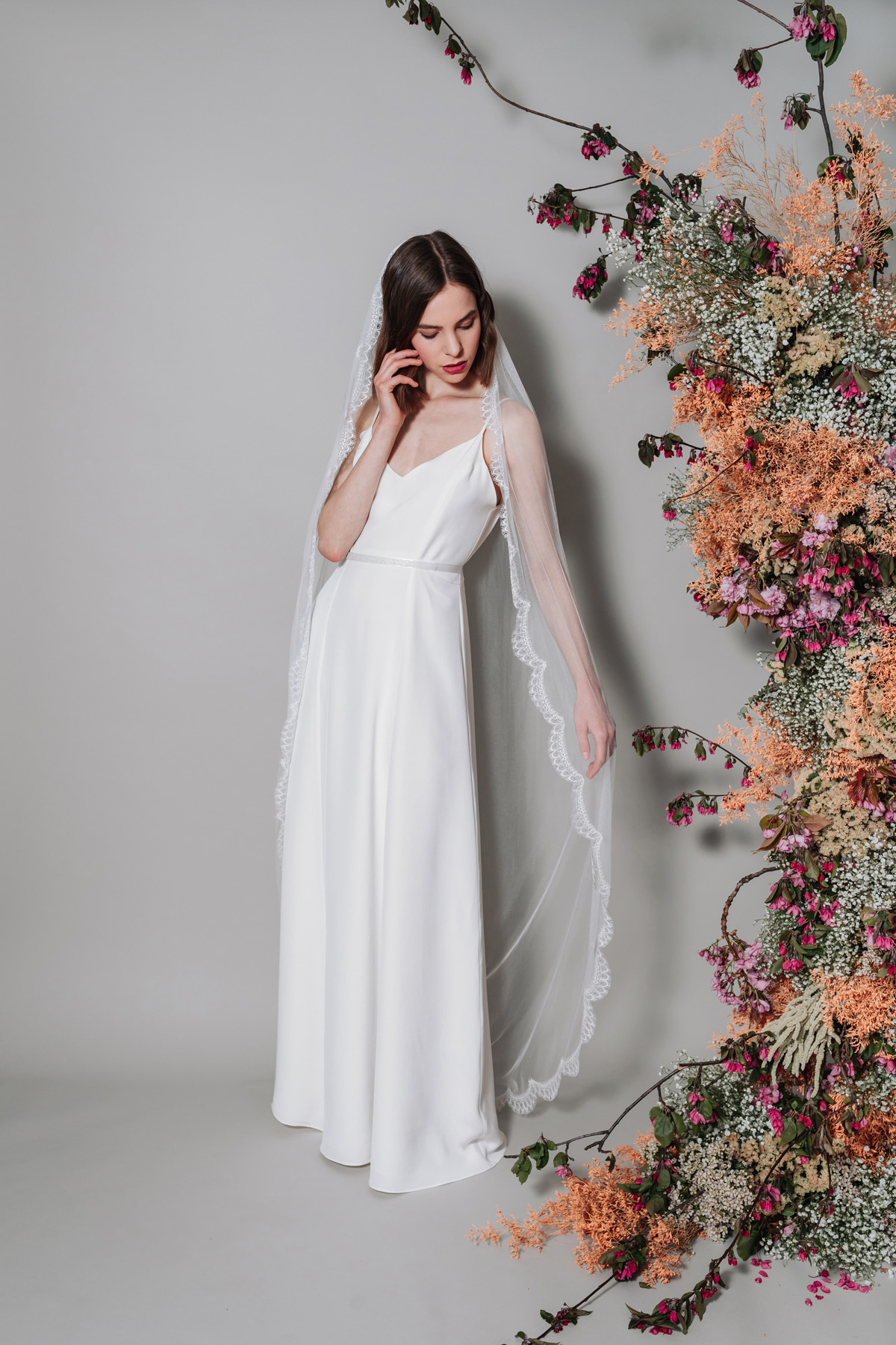 Kate Beaumont  HR  Snowdrop - Kate Beaumont, Sheffield + Yorkshire Independent Wedding Dress Designer: Effortless Modern Bridal Elegance