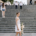Evening reception Wedding dress