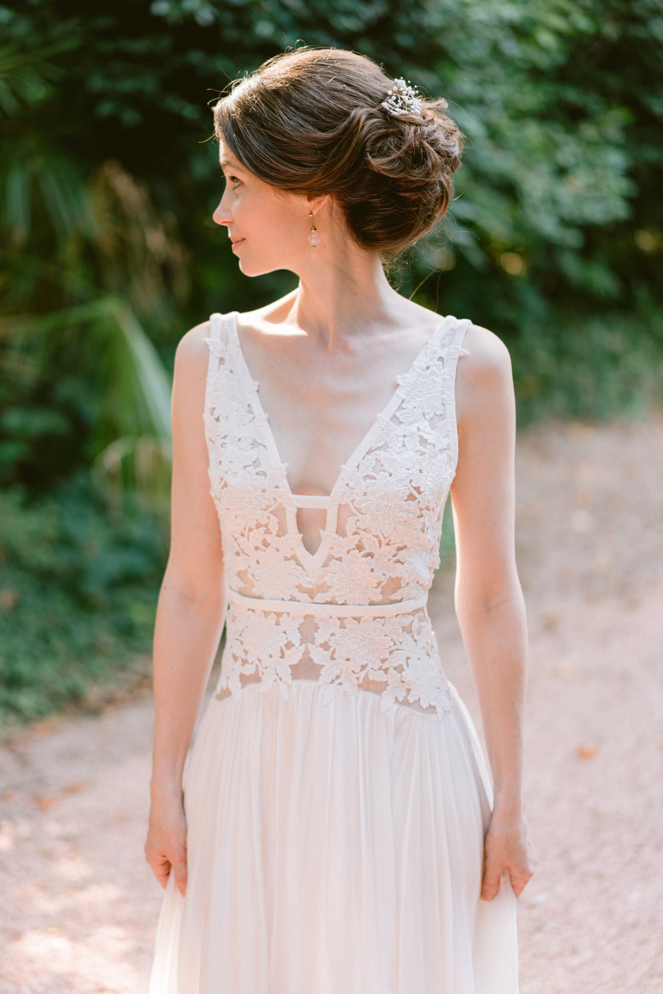 Margaux Tardits dress elegant Italian summer wedding  - A Romantic Margaux Tardits Dress + First Look for an Elegant Summer Destination Wedding in Italy