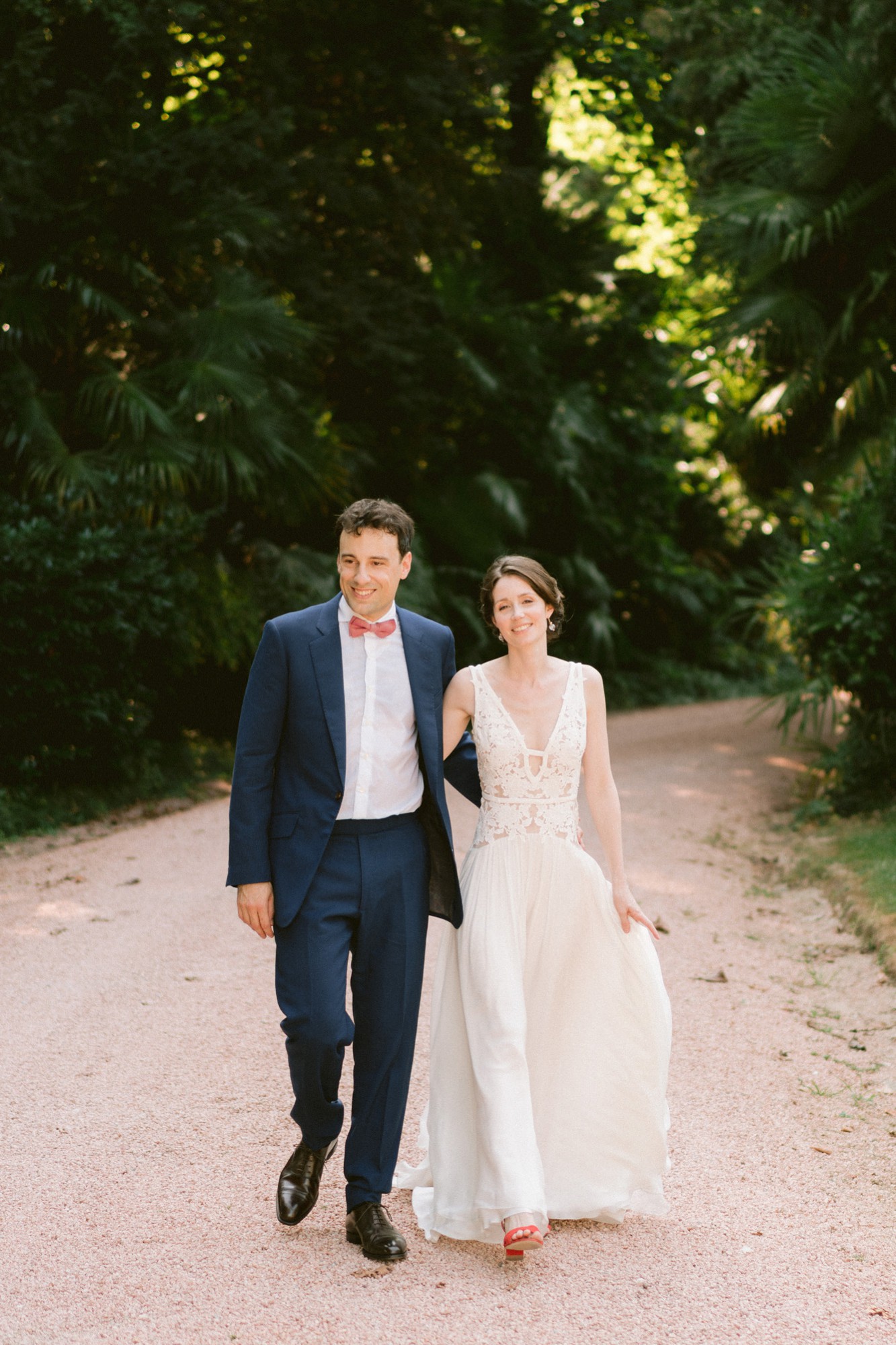 Margaux Tardits dress elegant Italian summer wedding  - A Romantic Margaux Tardits Dress + First Look for an Elegant Summer Destination Wedding in Italy