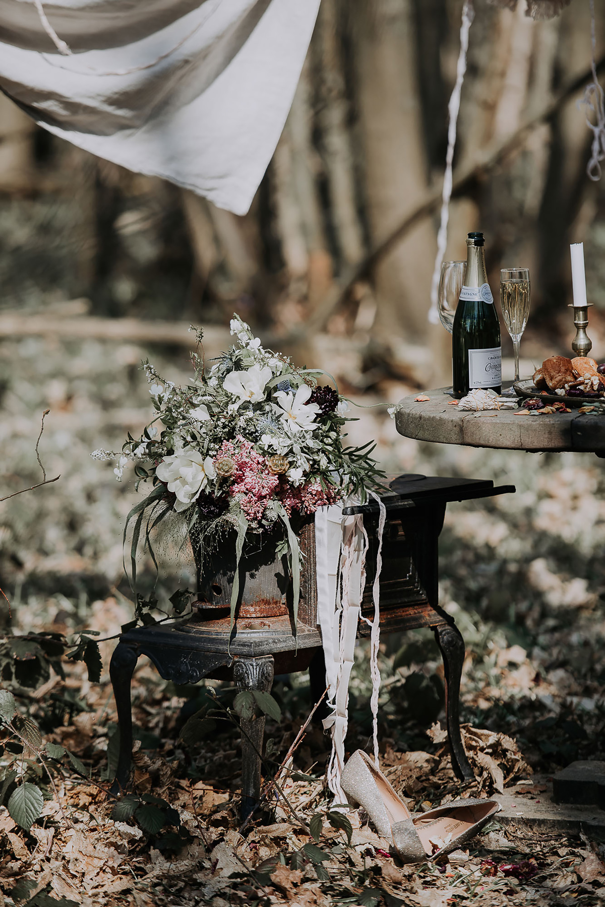 Natural wild undone bridal editorial 1