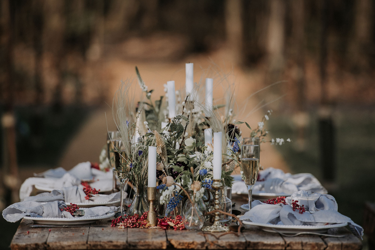 Natural wild undone bridal editorial 106