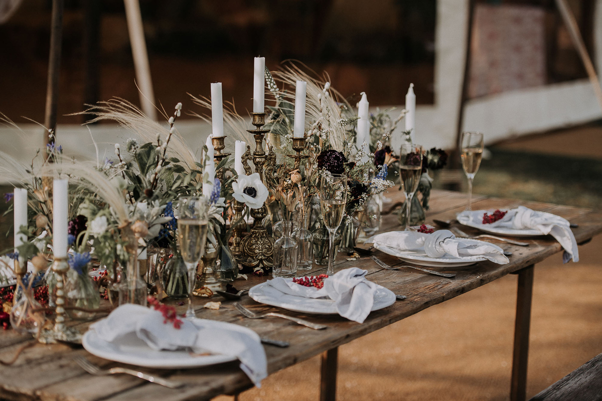 Natural wild undone bridal editorial 112