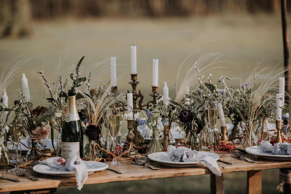 Natural wild undone bridal editorial 116